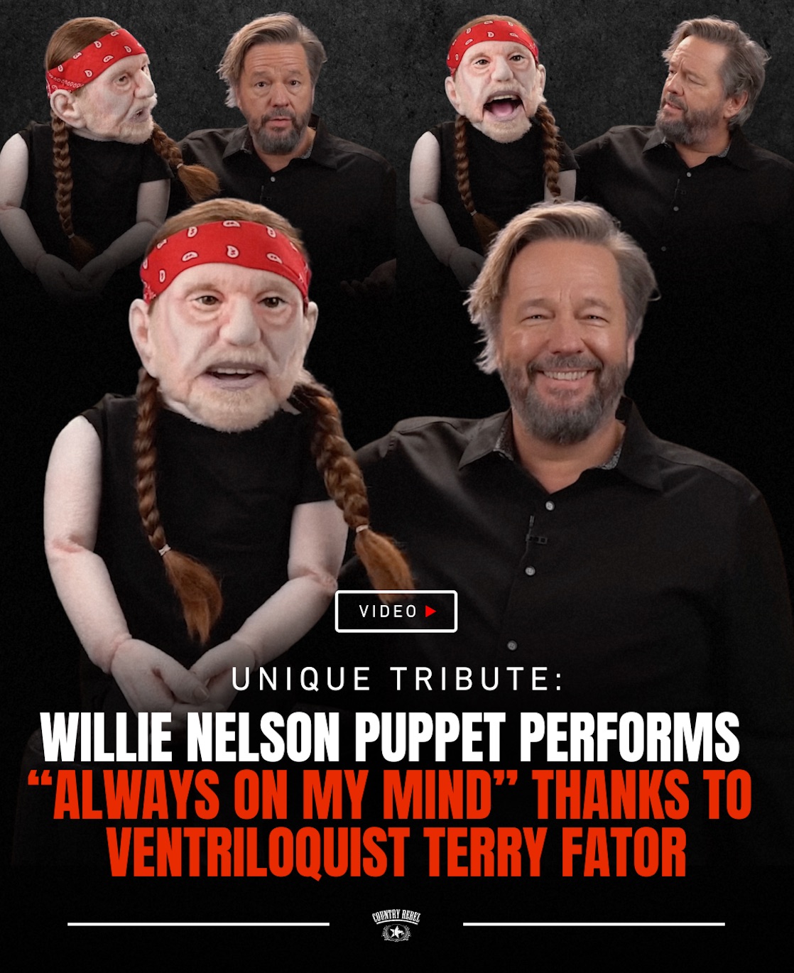 Country - The puppet looks SO much like Willie and Terry's impression ...