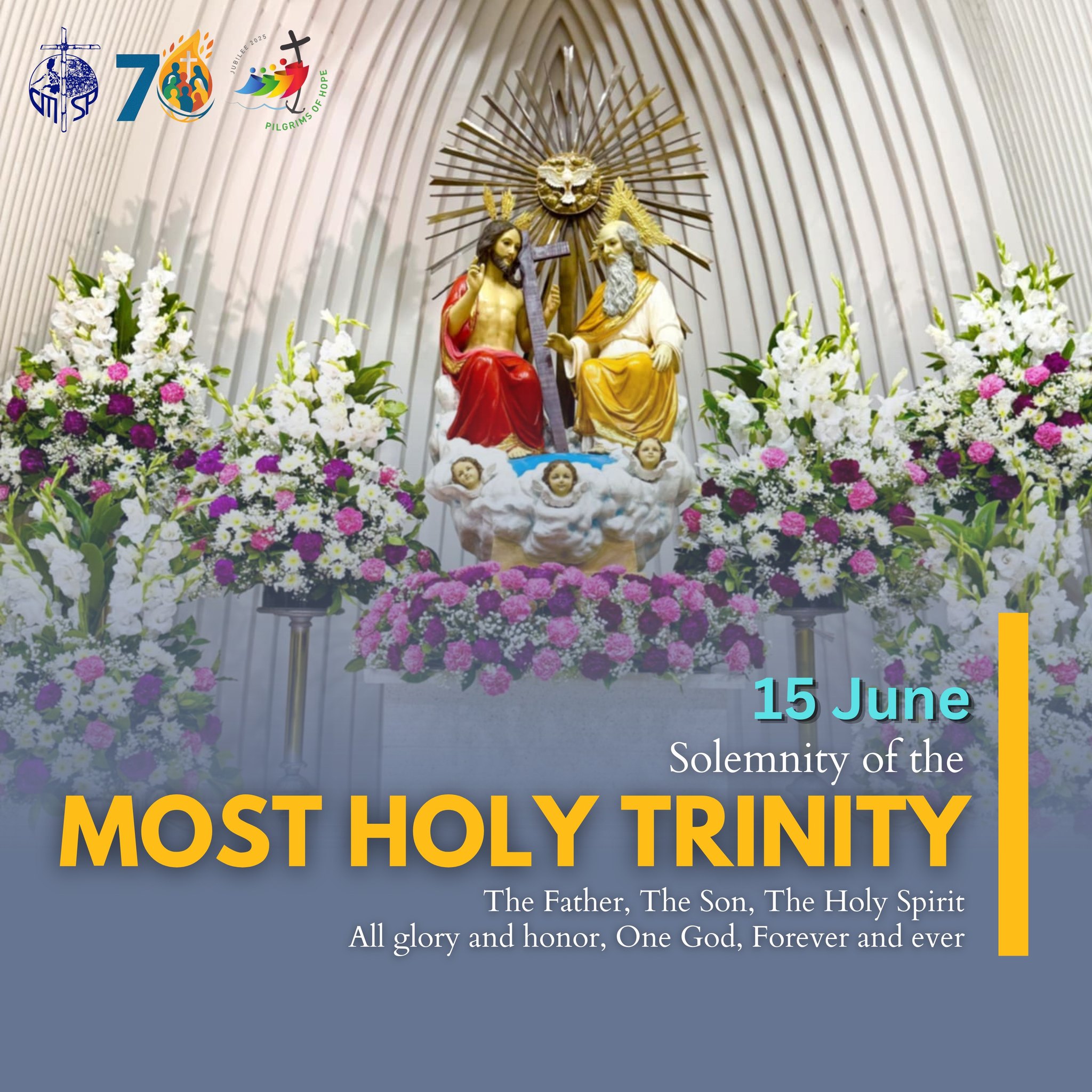 CMSP - 📿 Solemnity of the Most Holy Trinity | June 15 📿 Today, we honor ...