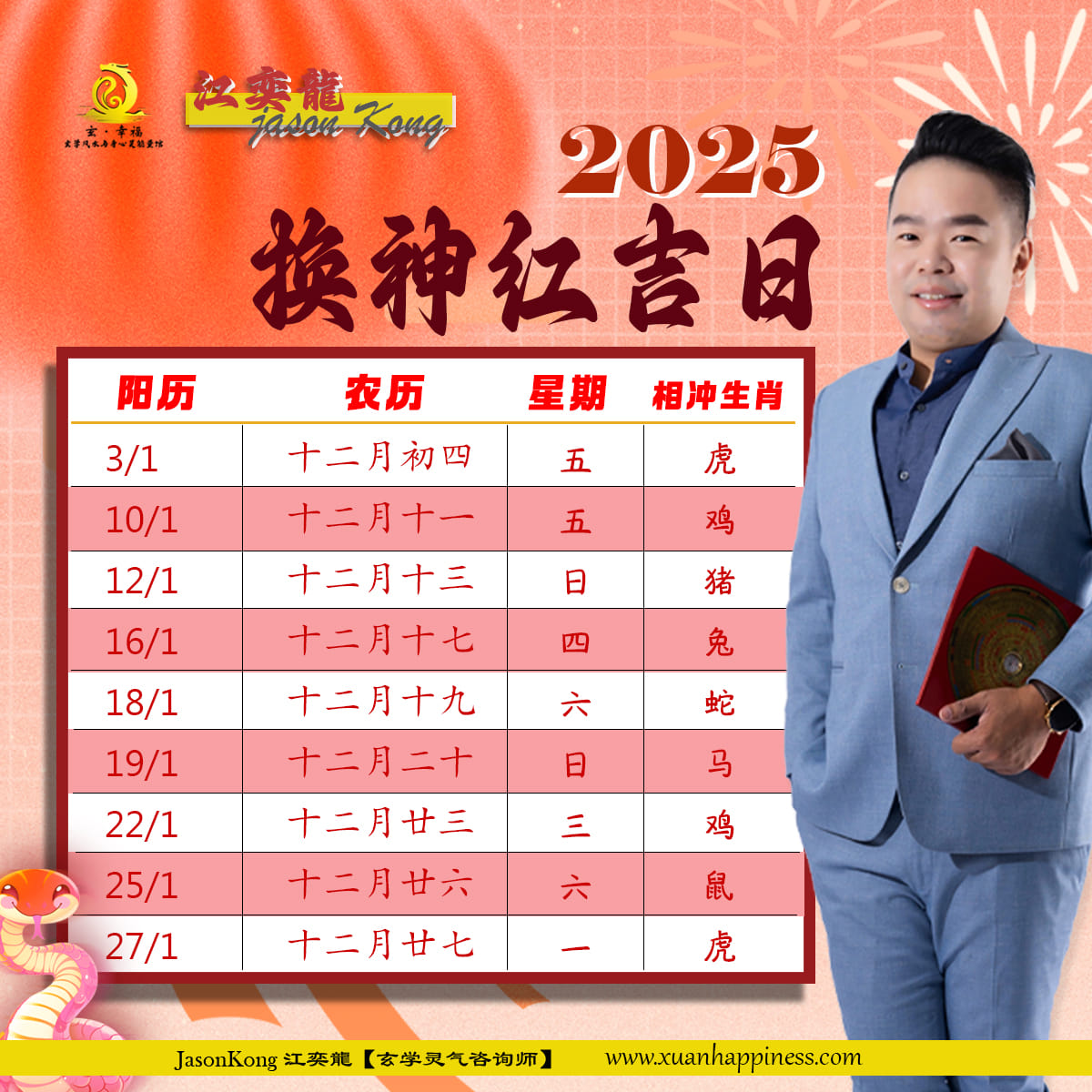 #25年换神红吉日与换神红简易法... - JasonKong 江奕龍【玄学灵气咨询师】 | Facebook