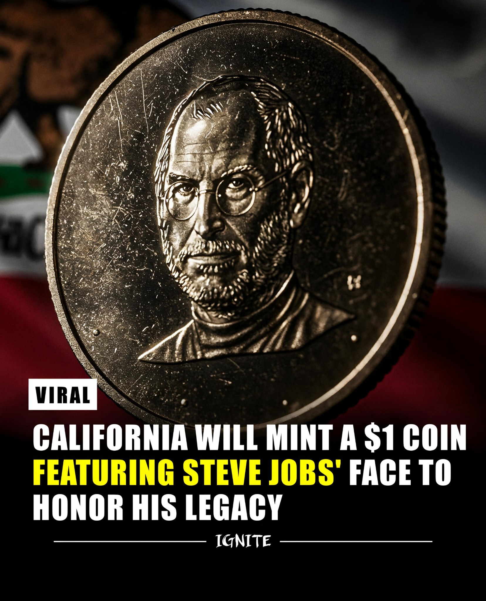 Steve Jobs U.S. Commemorative $1 Coin Goes on Sale (Story in