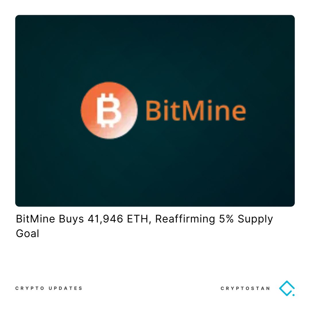 CryptoStan - BitMine Immersion, the digital asset treasury led by ...