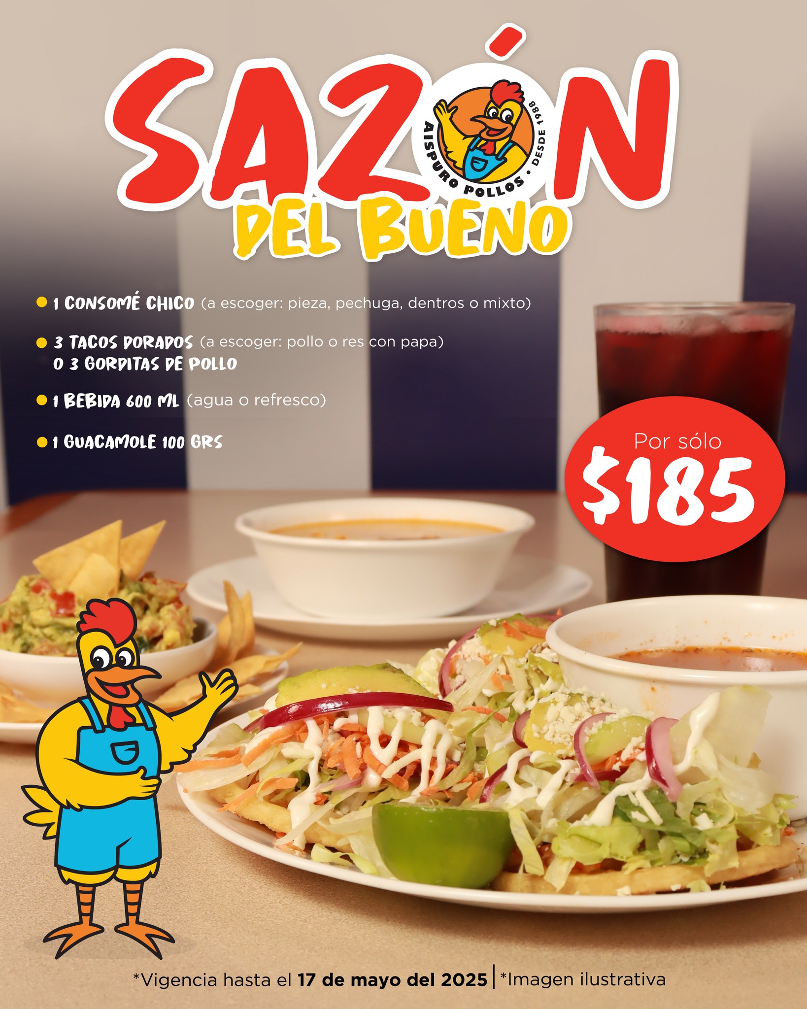 Aispuro - 🔥 ¡Que no se te pase! El combo Sazón del Bueno se queda para ...