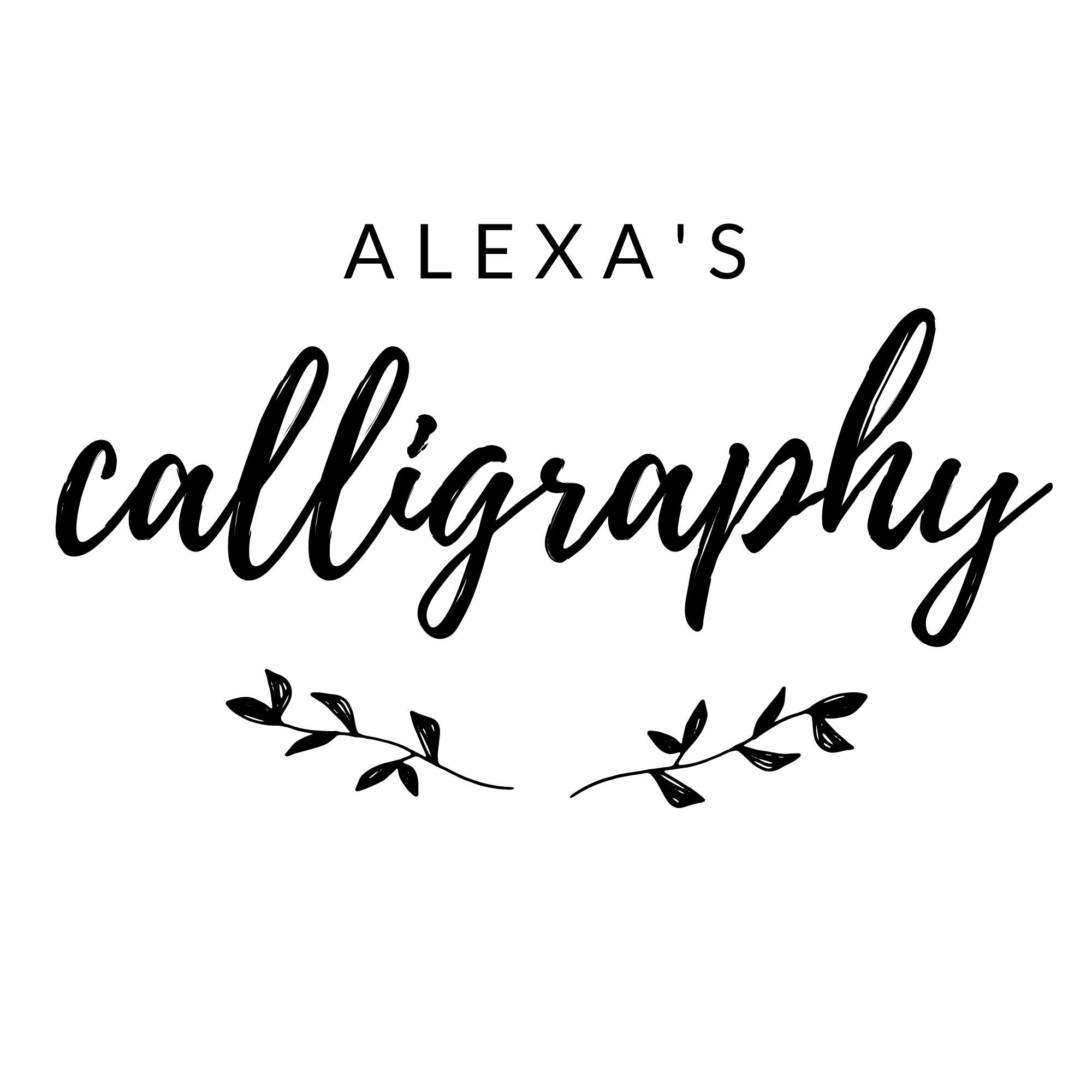 Alexa's Calligraphy