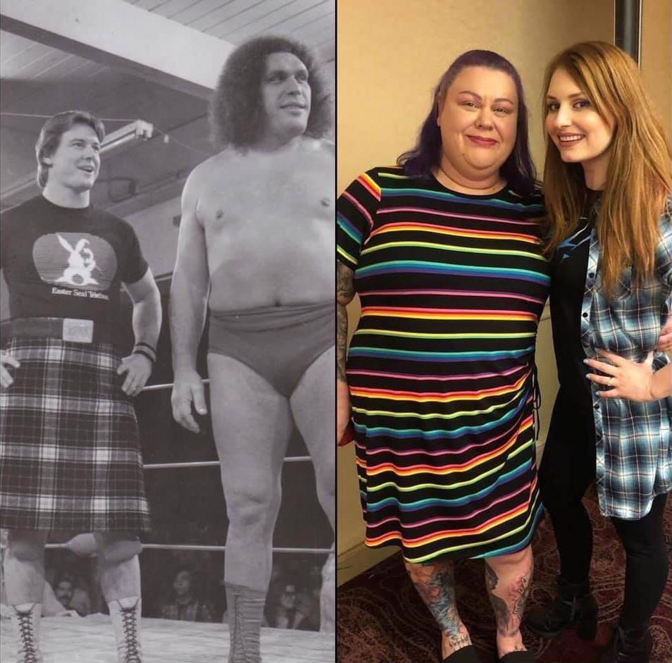 Pro - The daughters of wrestling legends Roddy Piper and André the ...