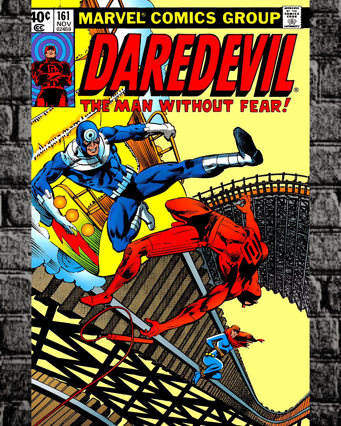 Classic Comic - Daredevil #196 (1983) - 1st meeting of Wolverine
