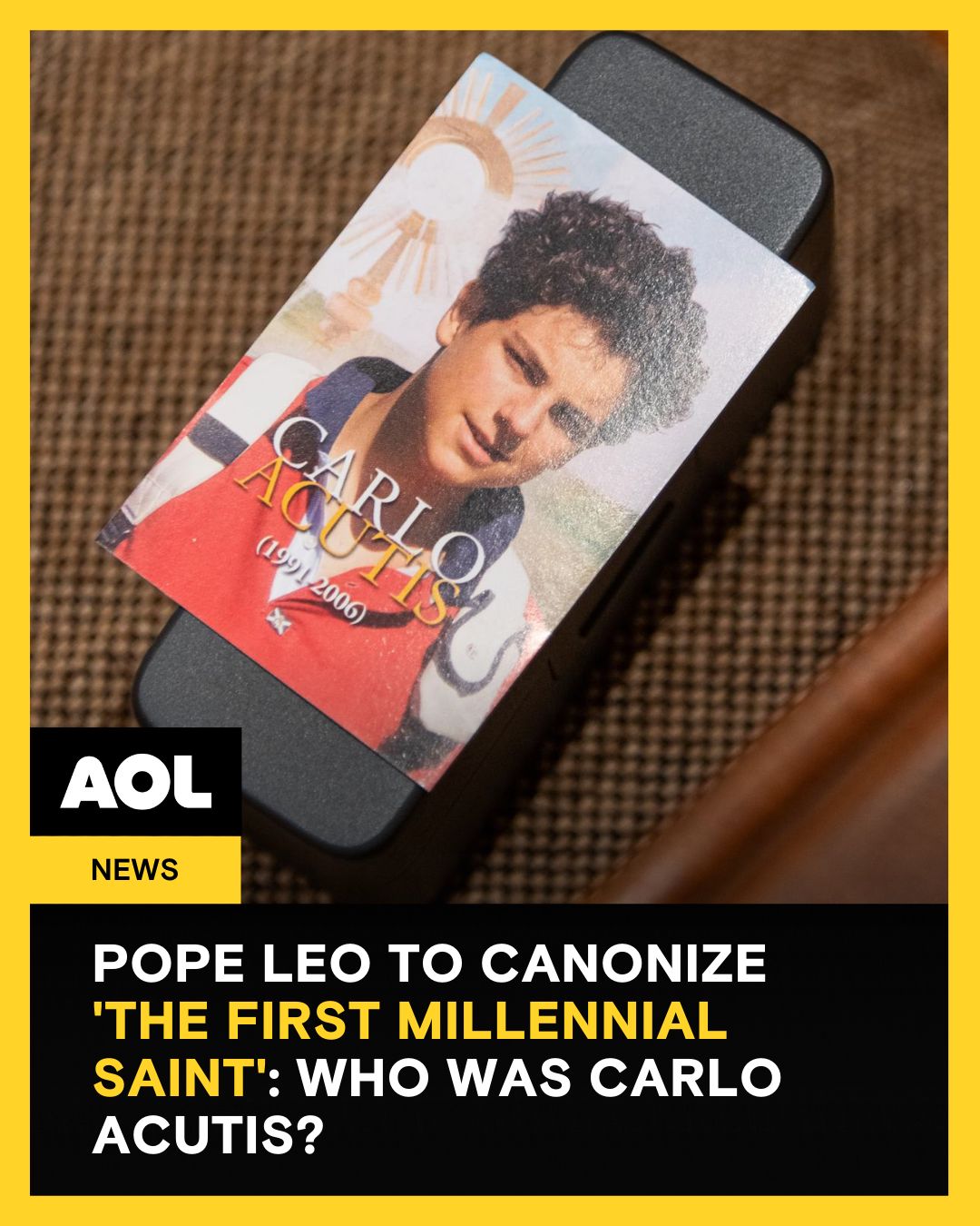 AOL - Carlo Acutis, a British-born Italian who died from... | Facebook