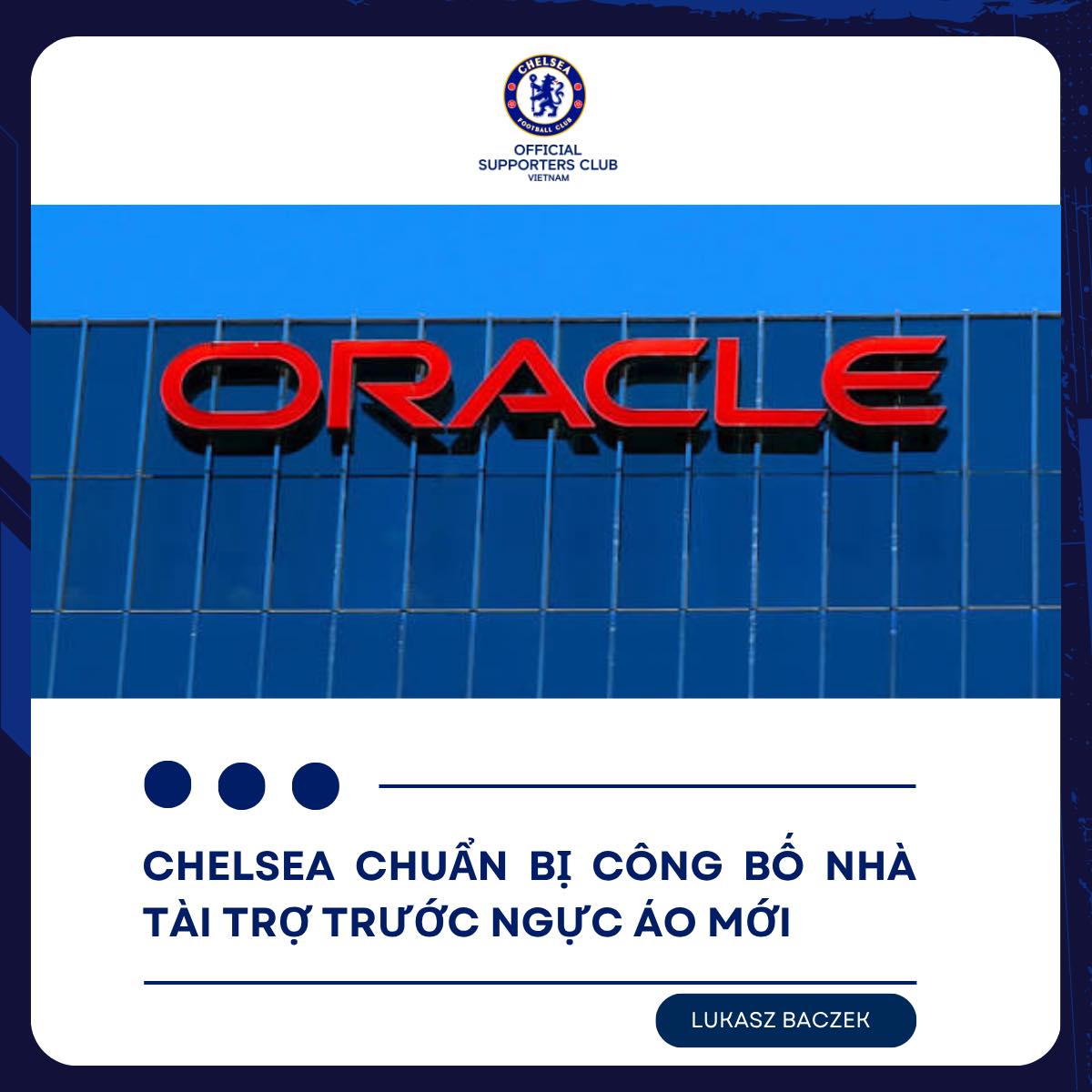 Official - Theo Lukasz Baczek, Chelsea sẽ chuẩn bị công bố một thoả ...