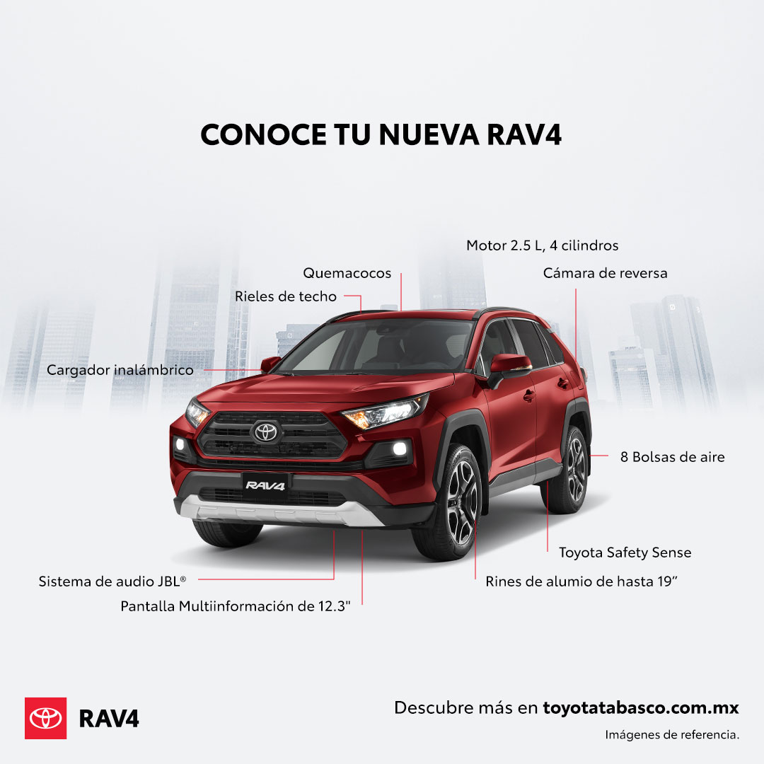 Toyota - 🚗 Conoce tu nueva RAV4 La Toyota RAV4 te trae lo mejor de la ...