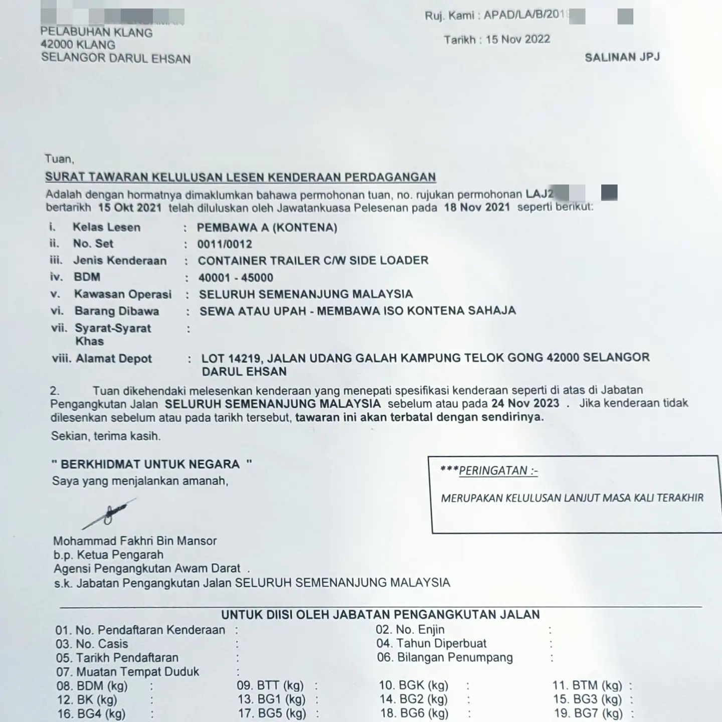 Runner APAD | Port Klang