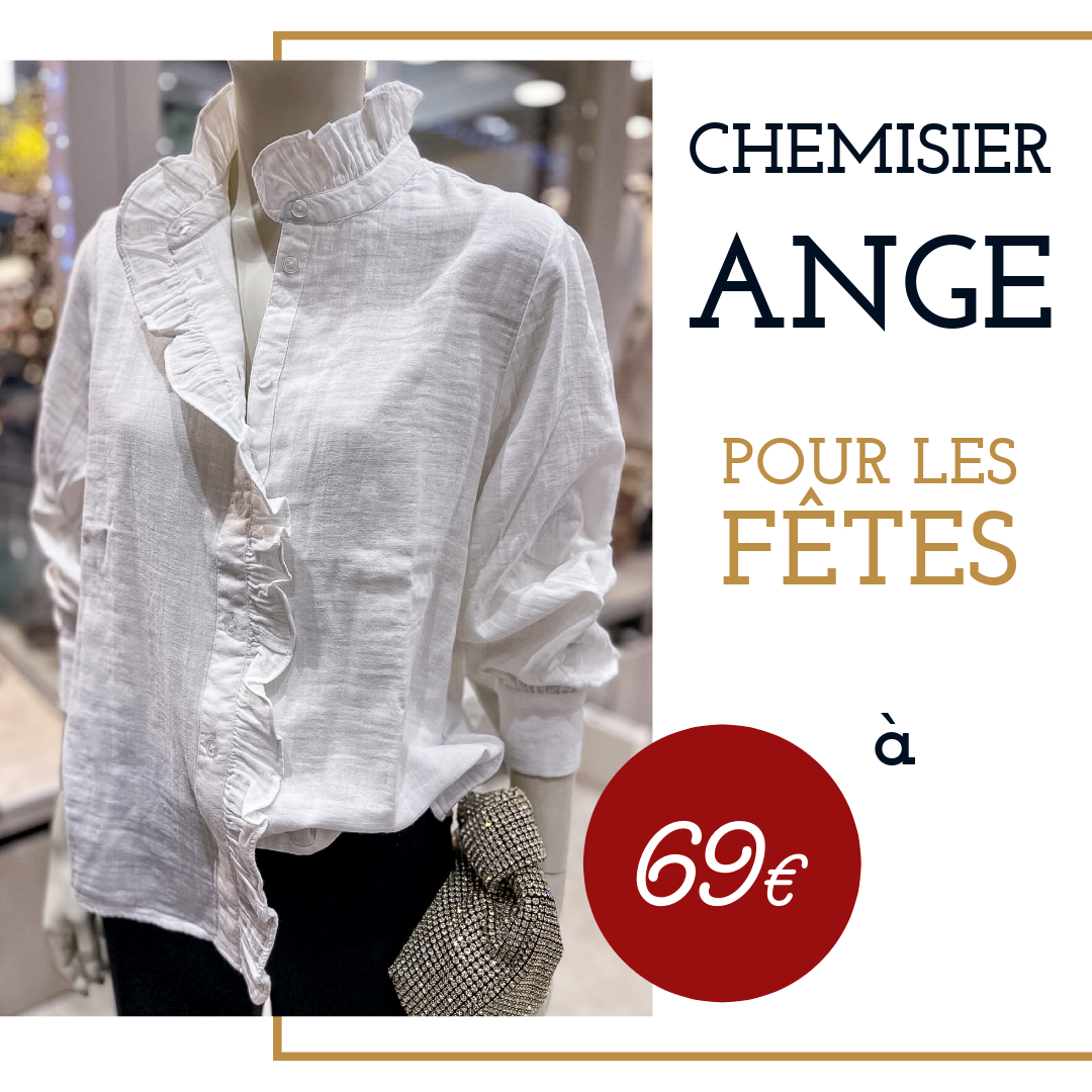 Haut Blanc à Manches Longues Avec Motifs Raffinés - Taille 42/44 Marque 123 - Neuf Jamais Porté