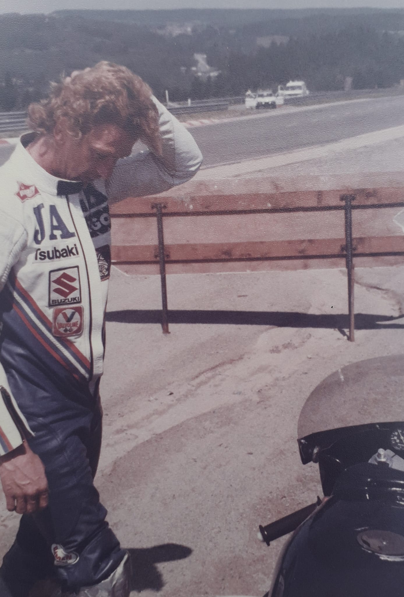 Jack Middelburg racing at 1983 Grand Prix of Belgium