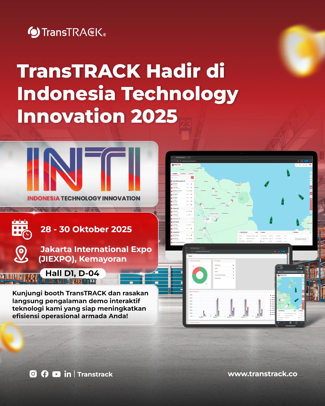 Transtrack - TransTRACK Hadir di Indonesia Technology Innovation (INTI ...