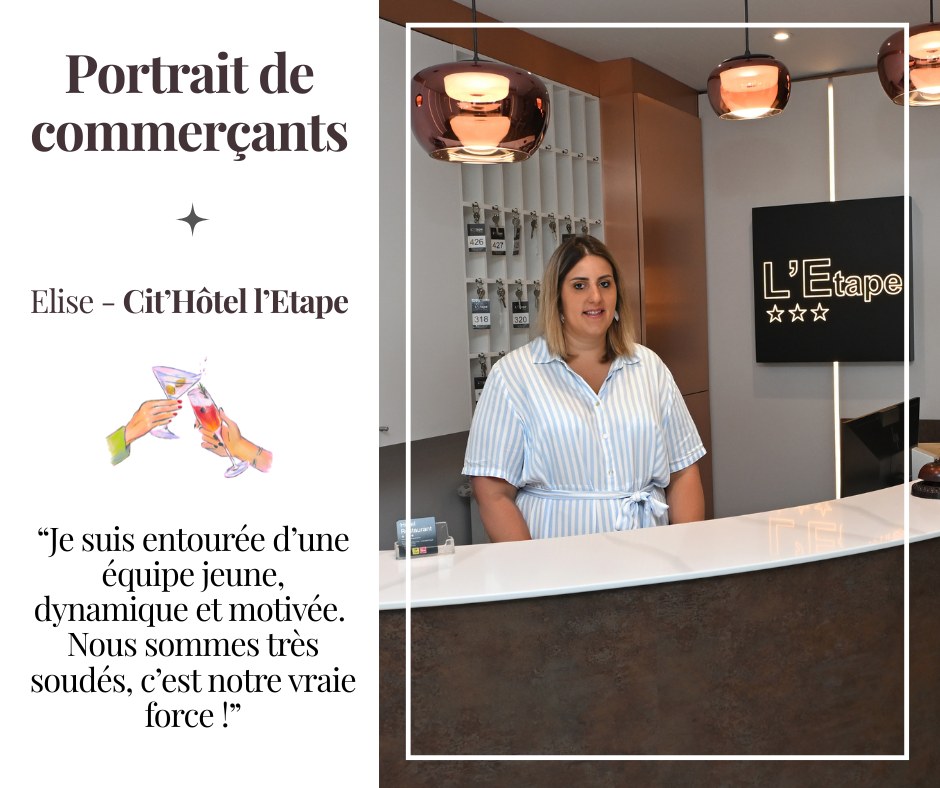 Saint-Flour - 🏨 [PORTRAIT DE COMMERÇANTS – Hotel L'Etape ] 🏨 Elise ROUX ...