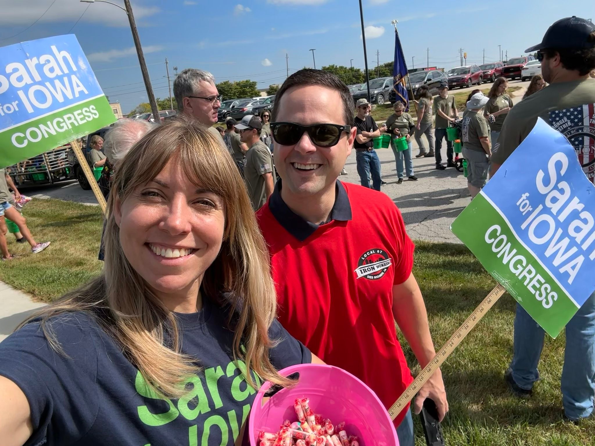 Happy Labor Day from the parade! IBEW Local Union 347