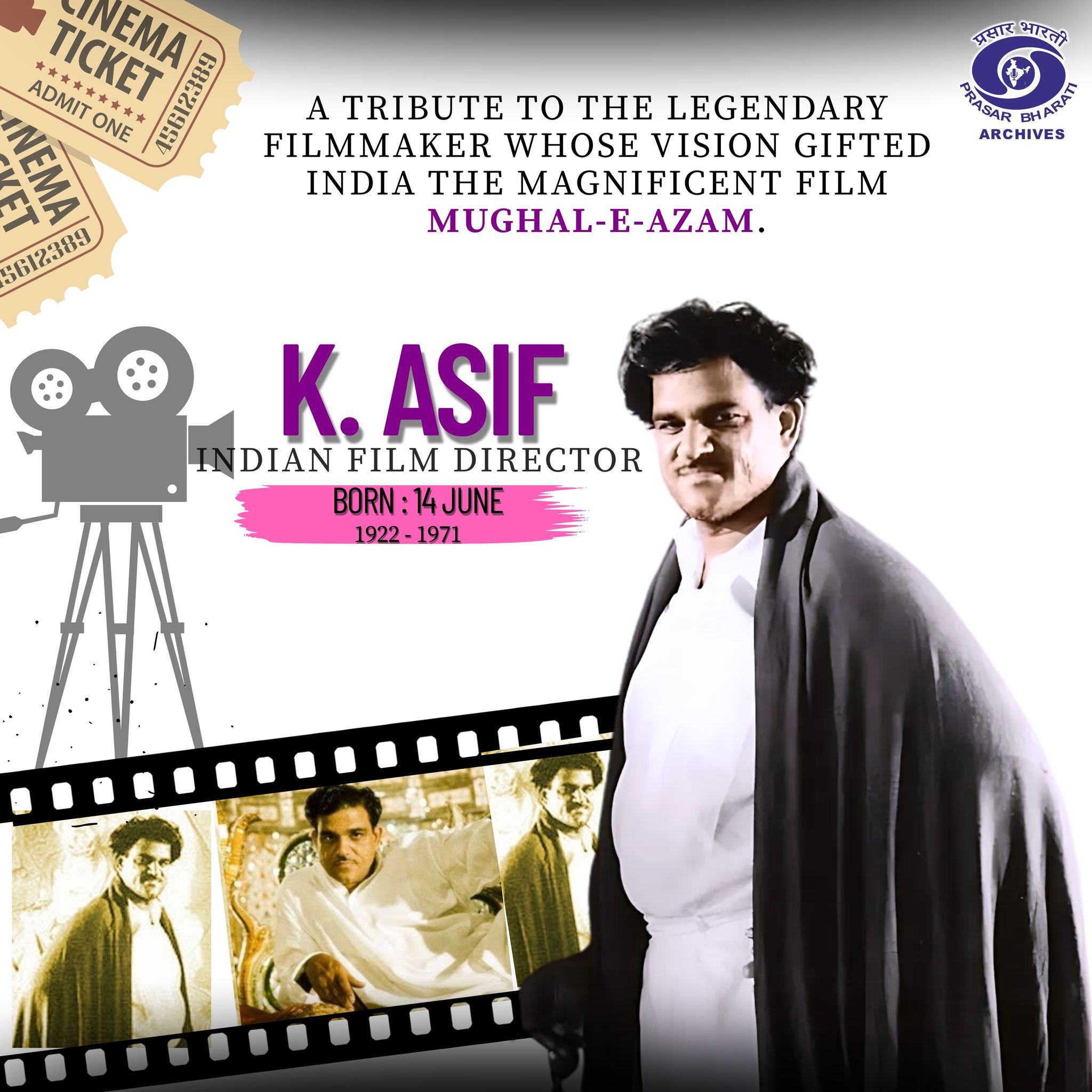 Prasar - Prasar Bharati Archives Remembering Indian Director and film ...