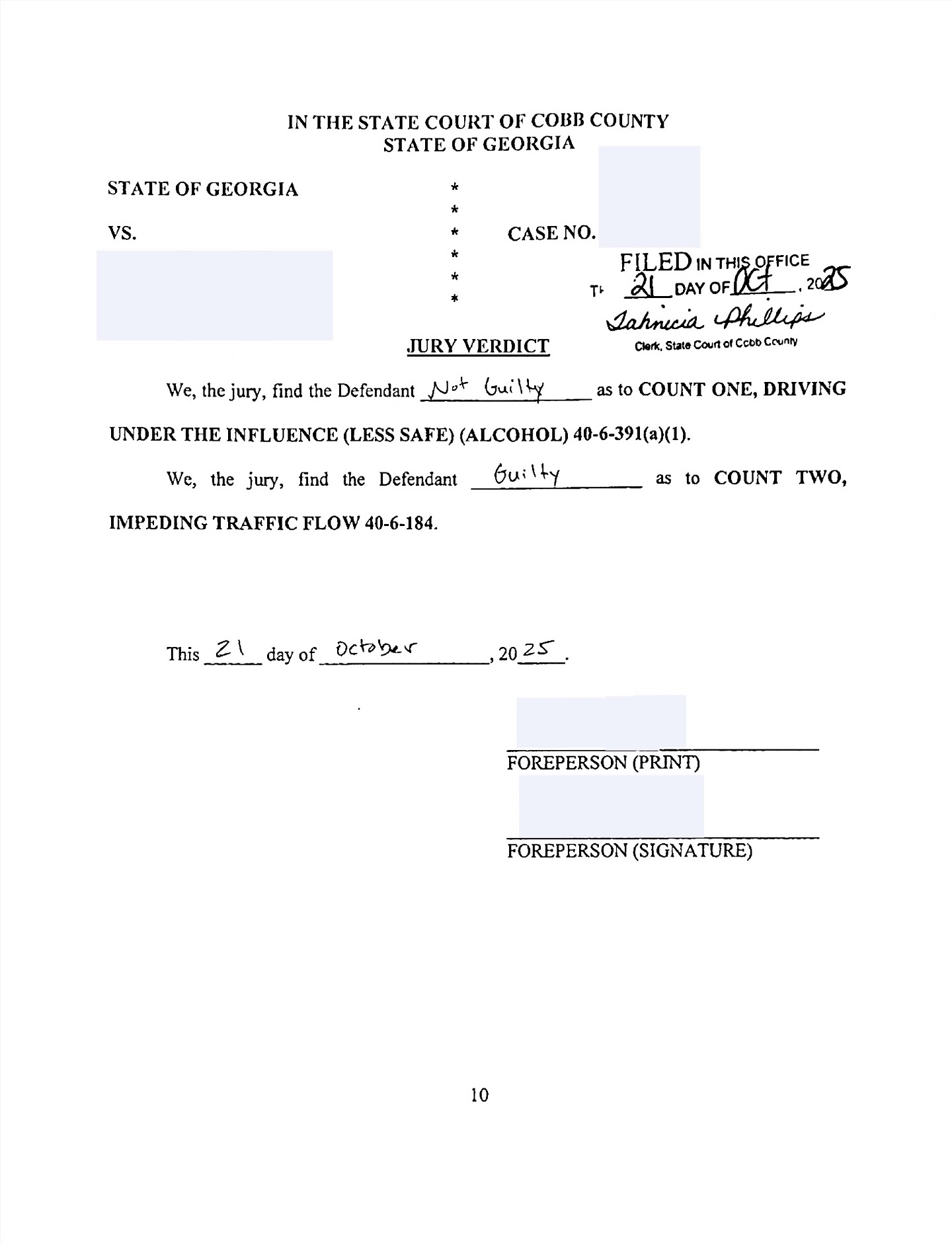Ashley - 🙌🏾‼️NOT GUILTY in Cobb County State Court‼️🙌🏾 DUI? When ...