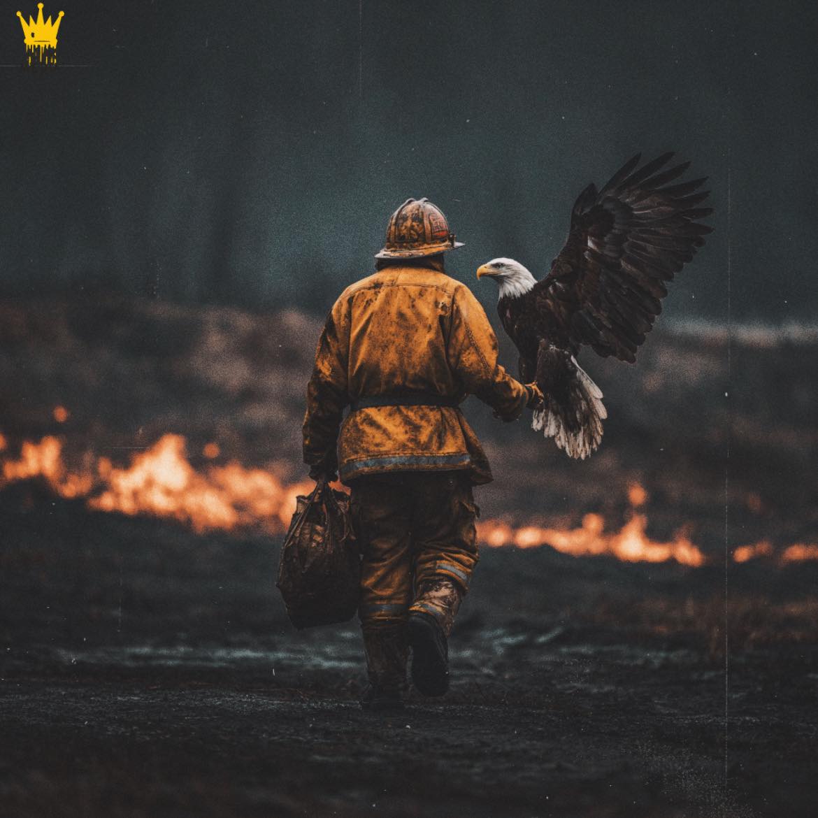StoryTime - Eagle firefighter photo almost wins contest, disqualified ...