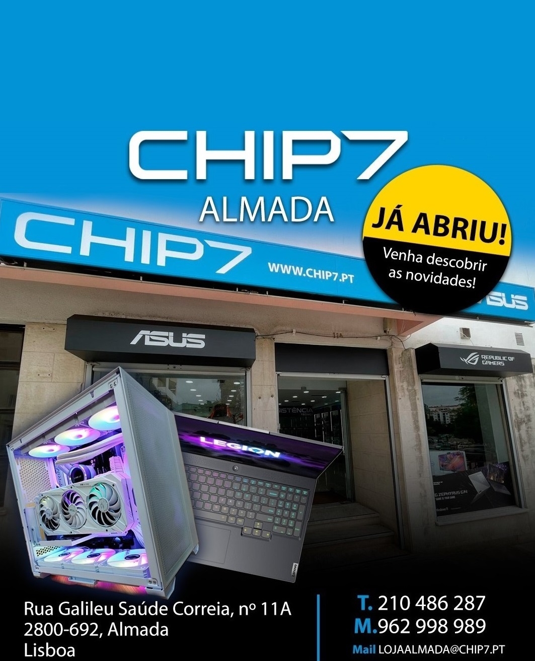 Chip7 - 💻 O teu portátil anda a arrastar-se? Não precisas de o trocar ...