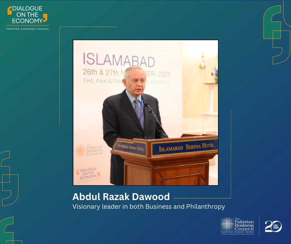 The Pakistan - Mr Abdul Razak Dawood reminded us that PBC was built on ...