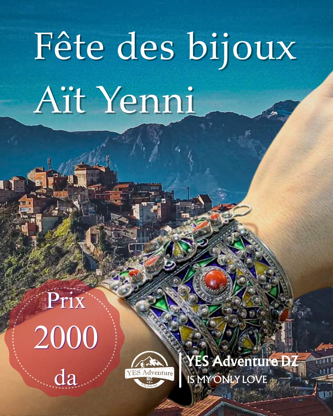 Pendentif Ancien En Argent Massif Traditionnel émaillé De Ben Yenni - Occasion