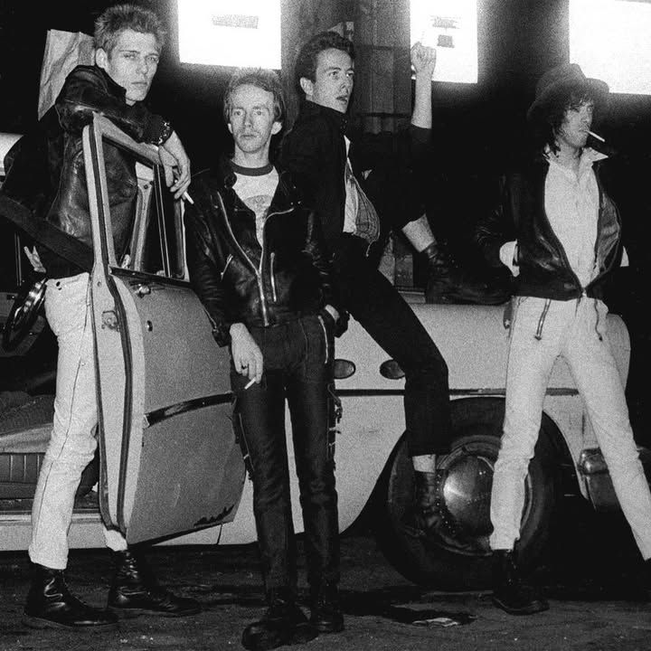 This iconic photo of The Clash, captured by the legendary Bob