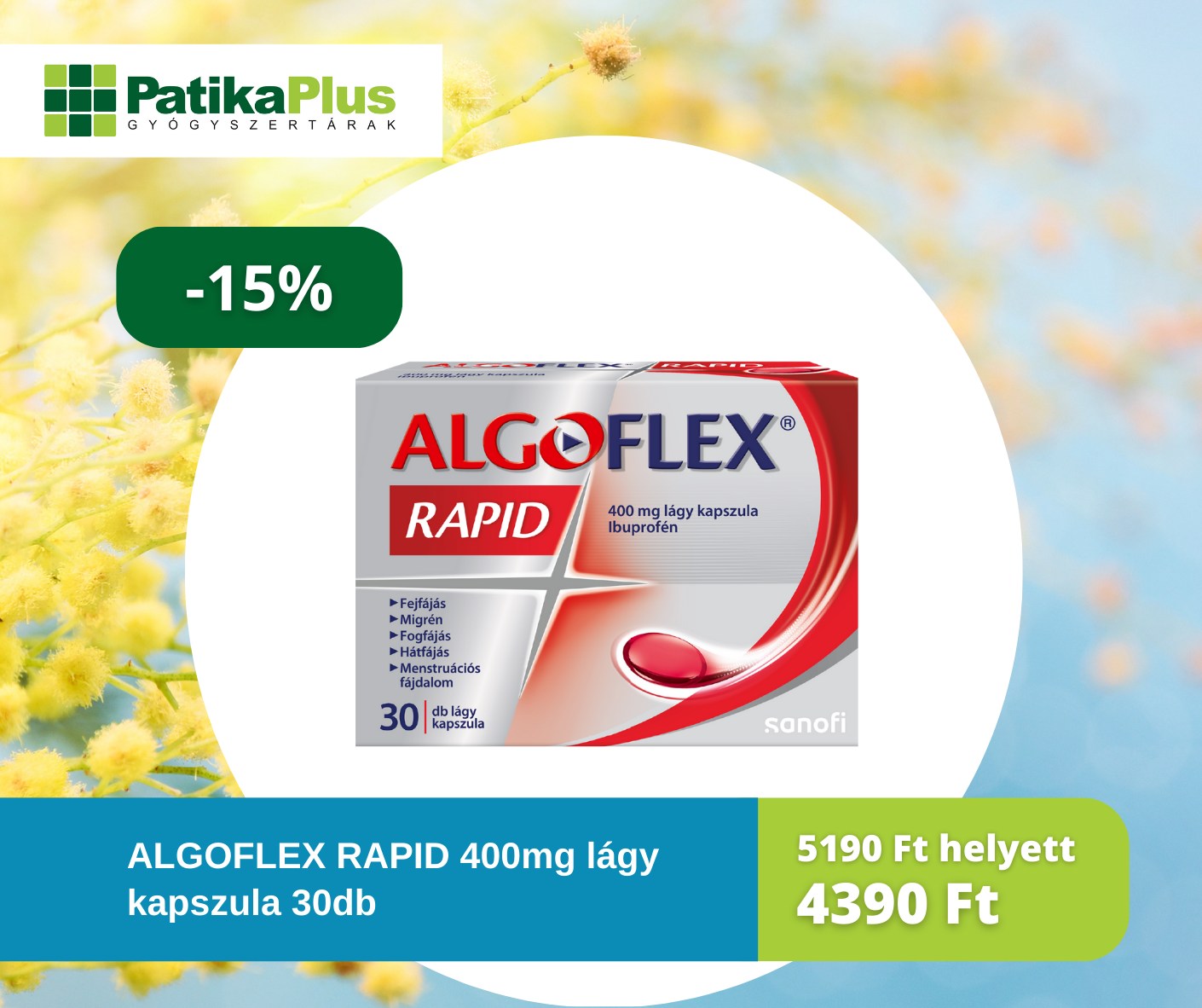 PatikaPlus - ⚡ Villámgyors fájdalomcsillapítás! Az Algoflex Rapid lágy ...