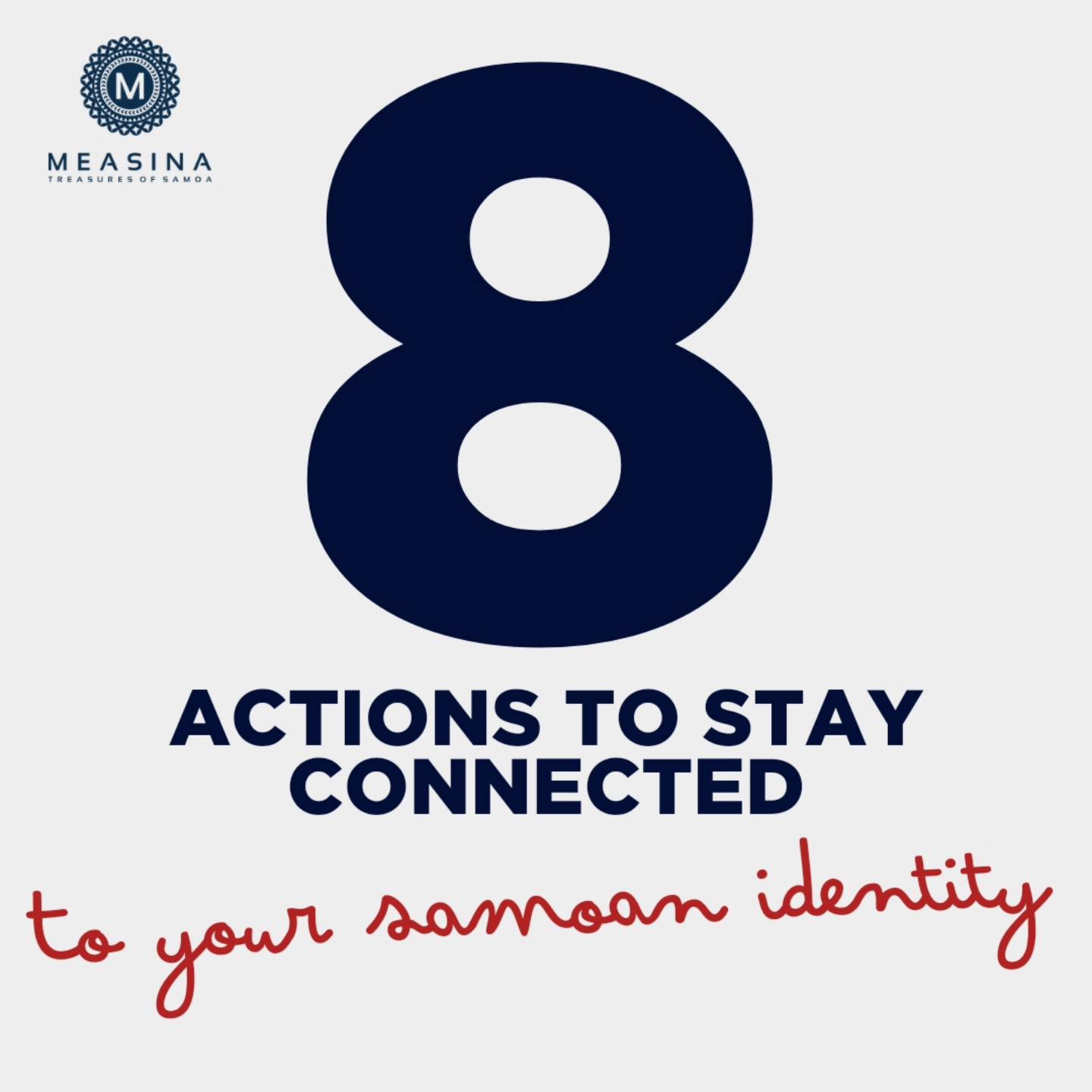 Measina - 🌺 8 Micro Actions to Stay Connected to Your Samoan Identity🌺 ...