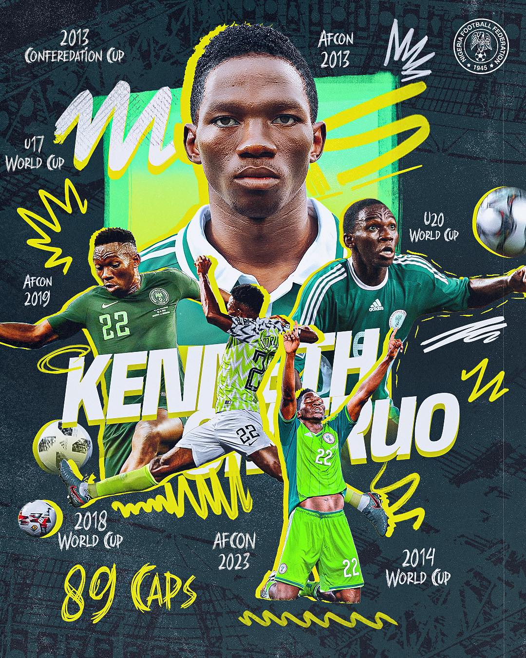 ハーツ ユニフォーム Kenneth Omeruo Celebrates 31st Birthday, Nigerian Football Career