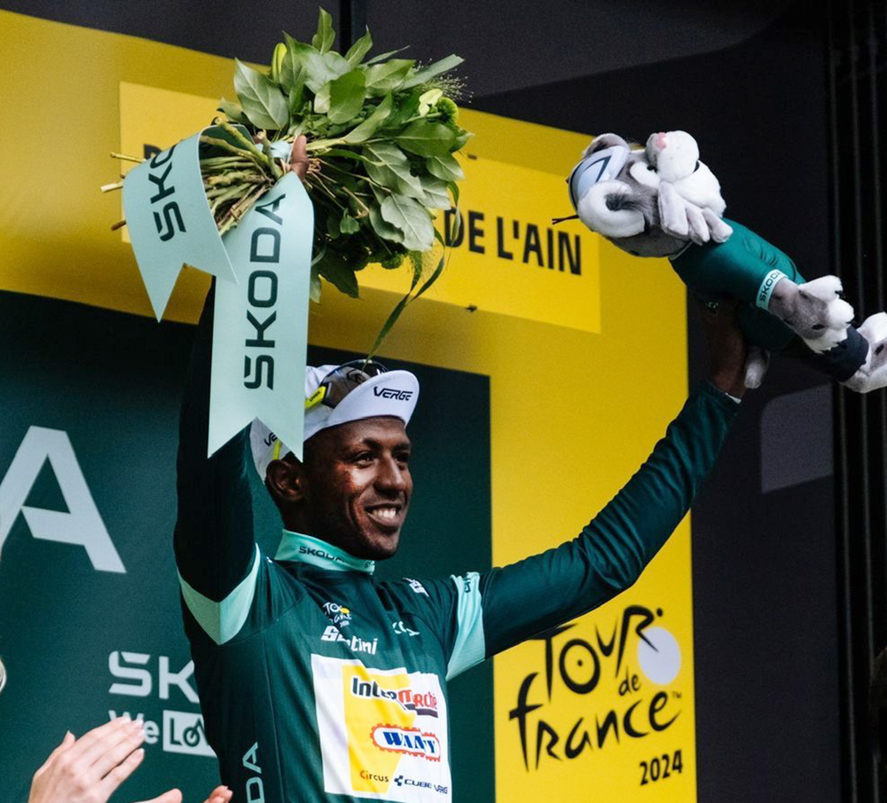 Black - CONGRATULATIONS 🎉🍾🎈 Eritrea's Biniam Girmay becomes the first ...