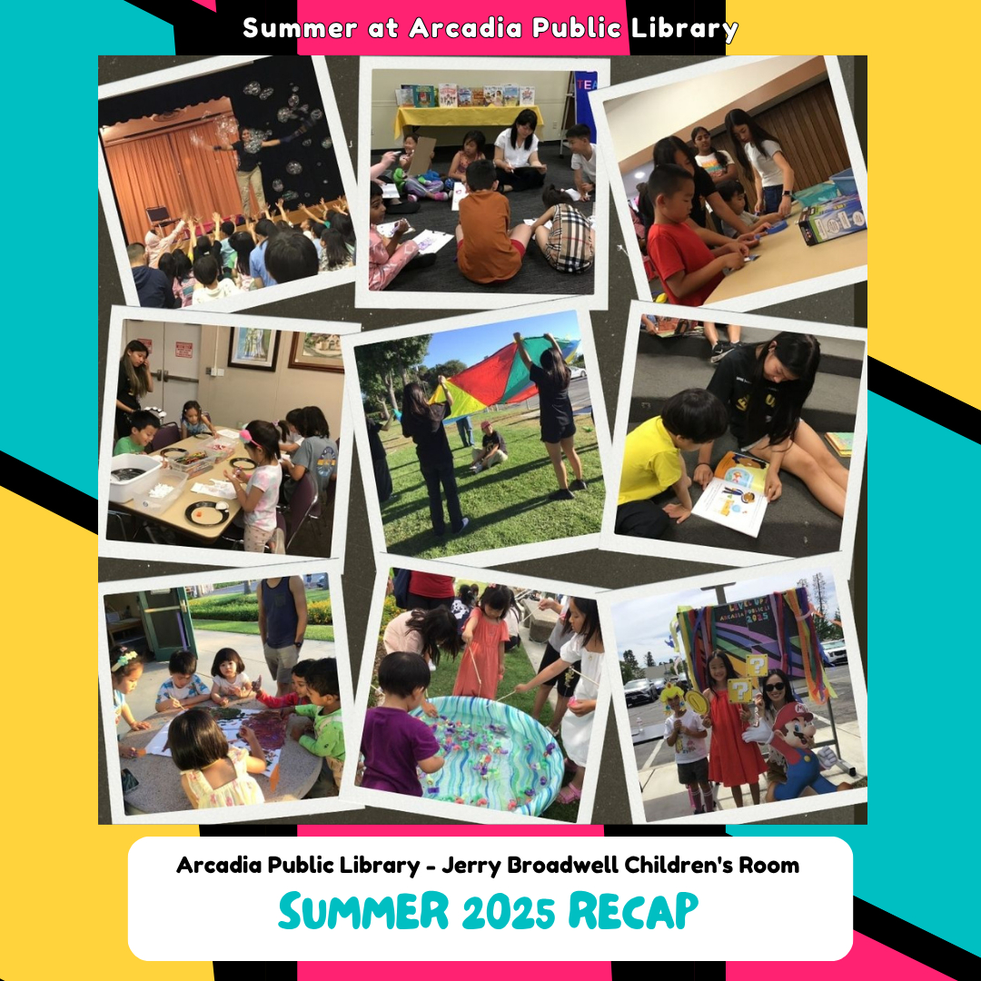Arcadia - The 2025 Summer Reading Program has come to an end. Thanks to ...