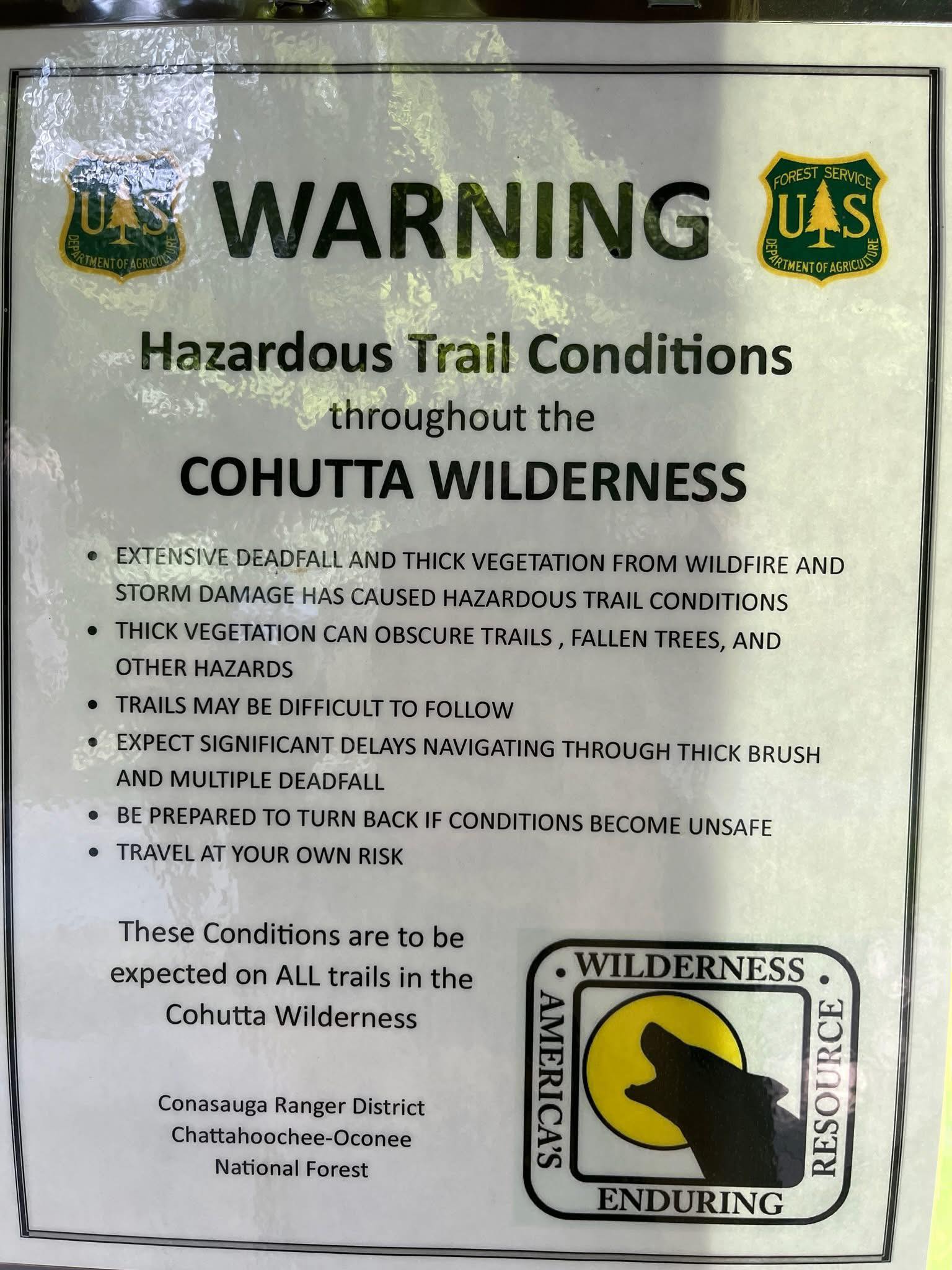 🚨 Trail Hazard... - Fannin County Emergency Management Agency | Facebook