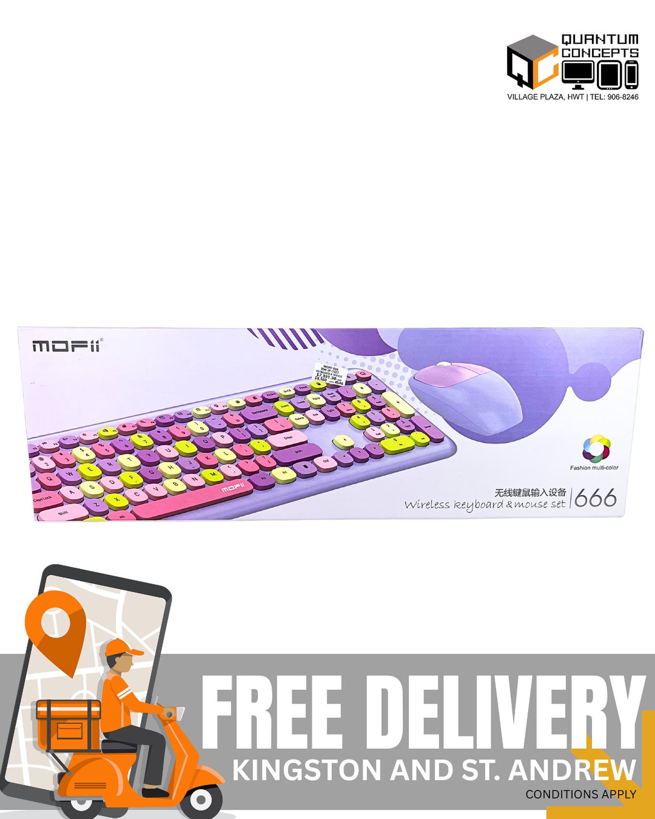 ⌨️ MOP II 666 DW-JP-7327 Keyboard & Mouse – $8,500 Make a bold