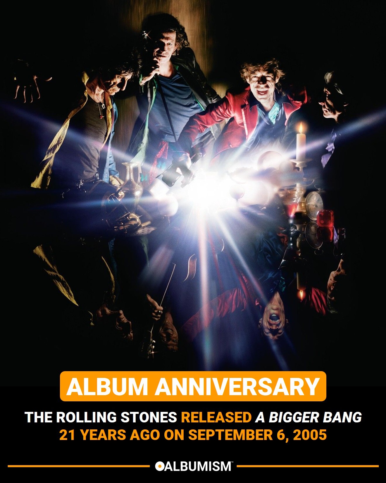The Rolling Stones released 'A Bigger Bang' 21 years ago on
