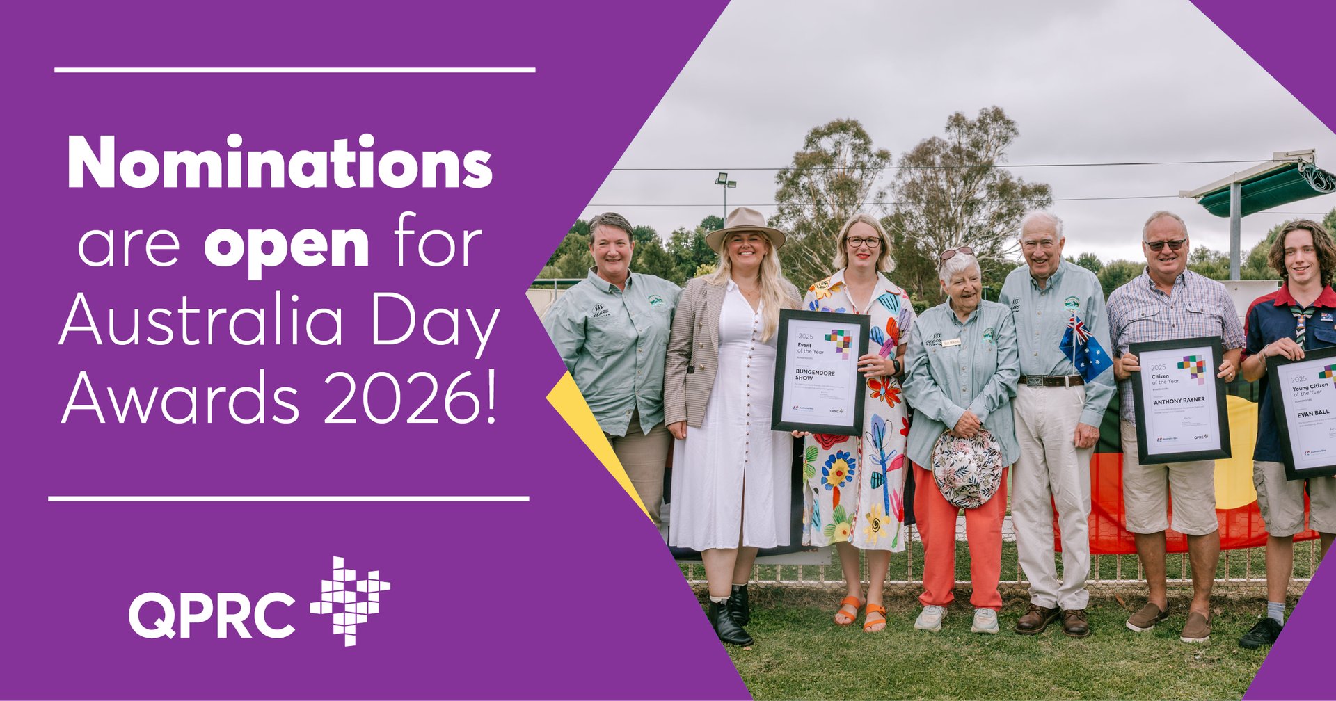 Queanbeyan-Palerang - Nominations are now open for Australia Day Awards ...