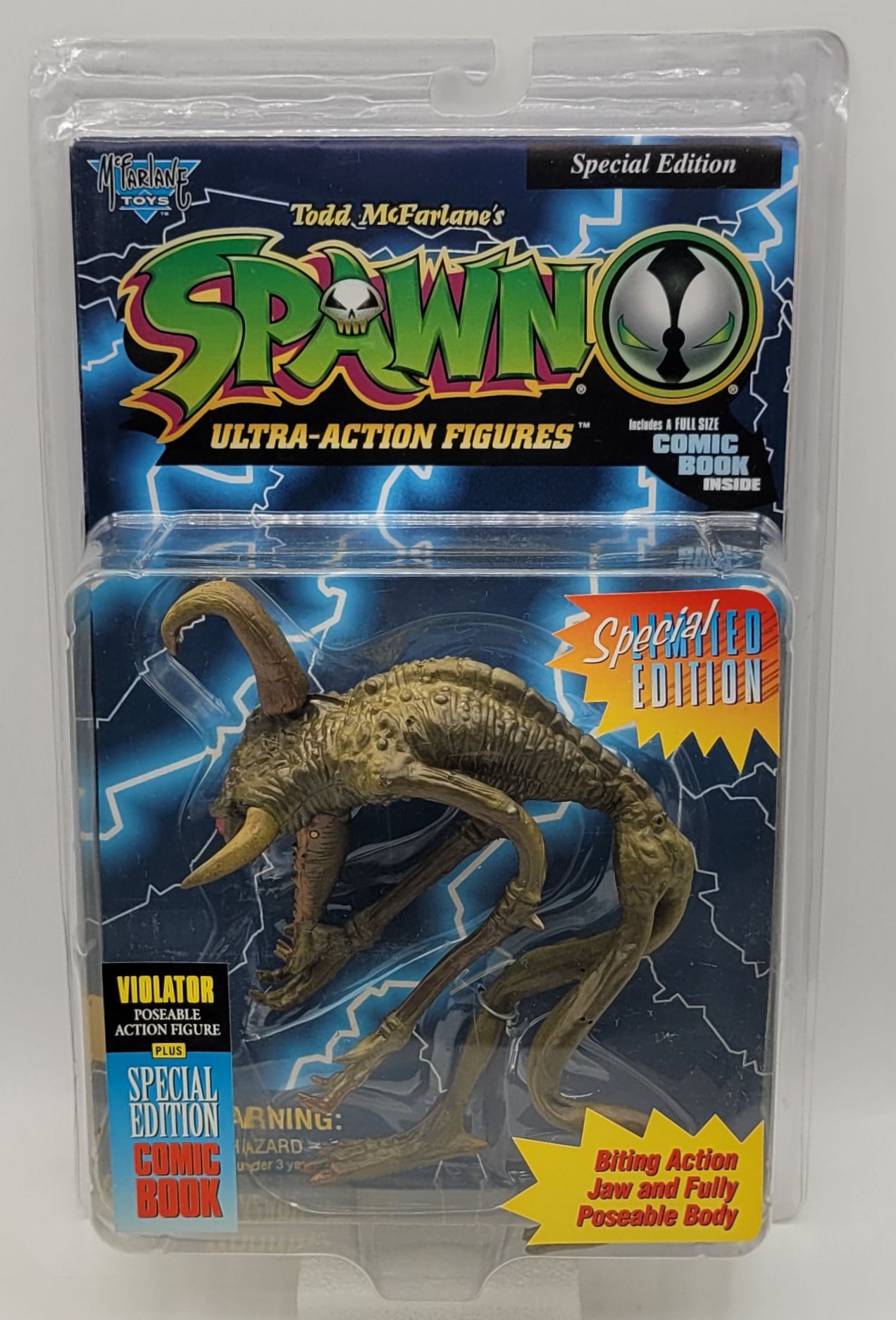 New Spawn Violator and Batman figures