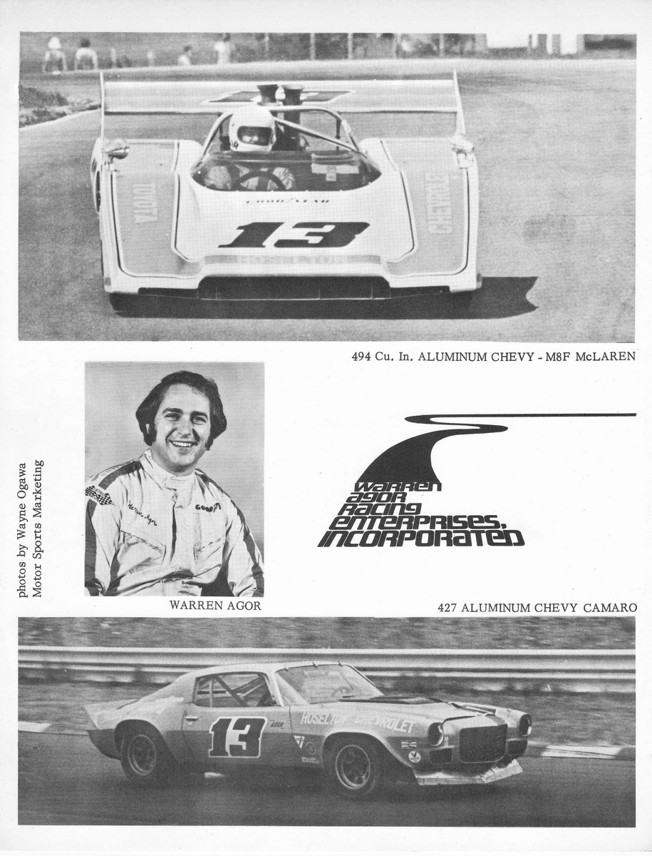 Warren Agor Racing Team