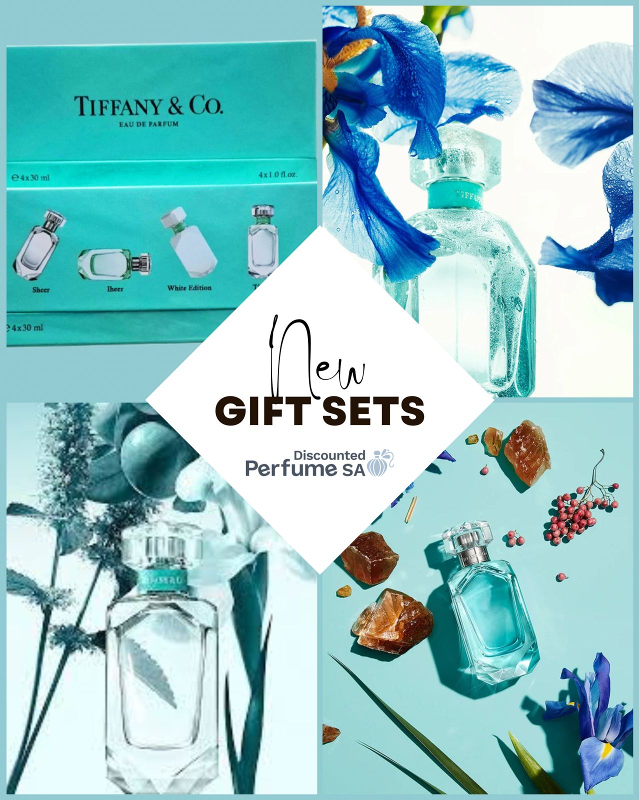 Discounted - Tiffany & Co Set (4x30ml) Sheer 30ml Iheer 30ml White 