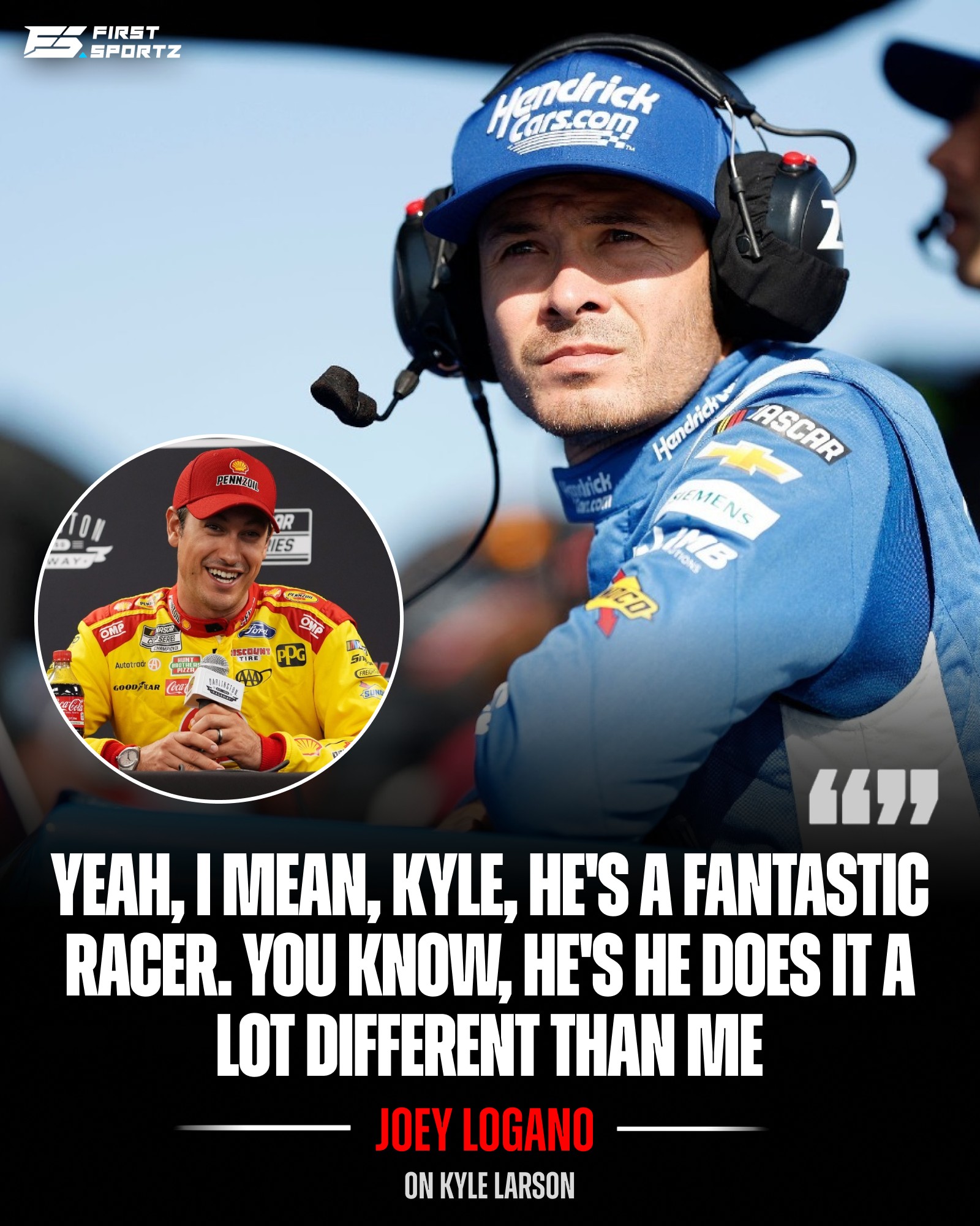 FirstSportz - Jeff Gordon admits Kyle Larson’s 2025 title win wasn’t ...
