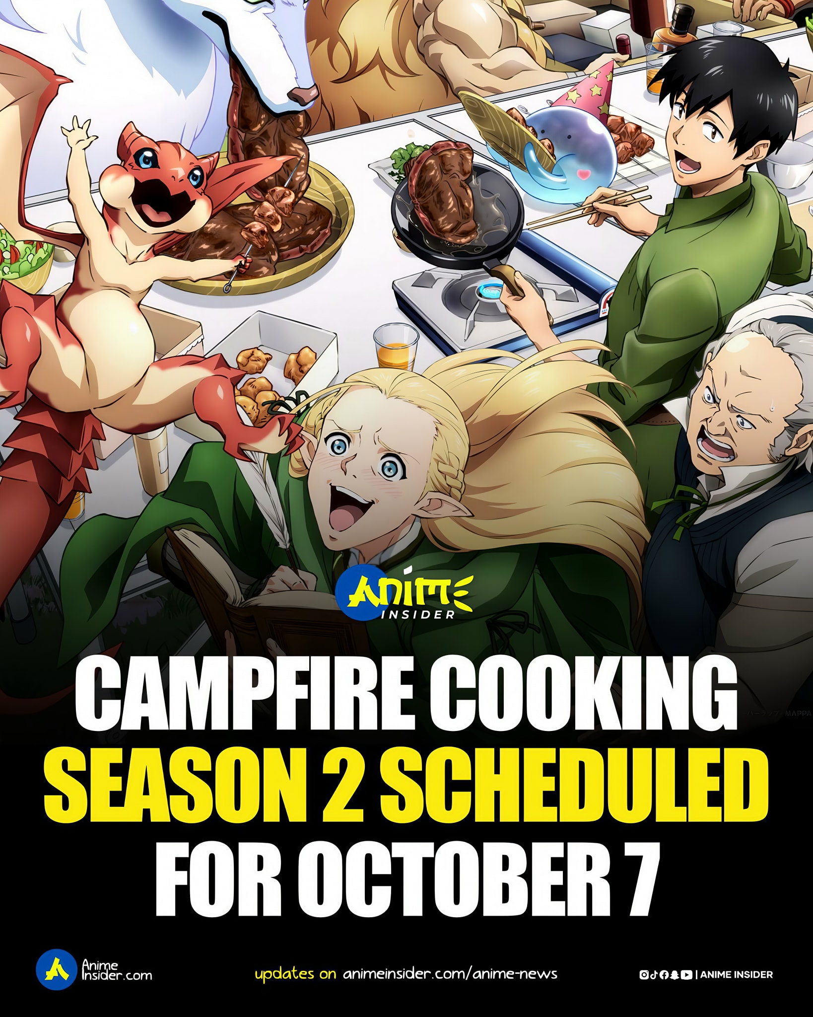 Anime - 🔥 Campfire Cooking in Another World – Season 2 🔥 Daisuke ...