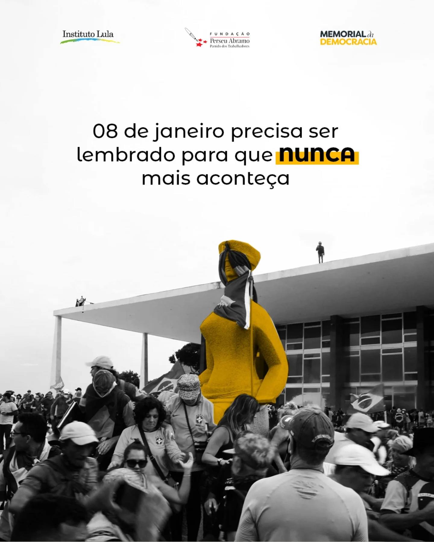 Memorial - Dois anos do ataque à democracia brasileira Em 8 de janeiro ...