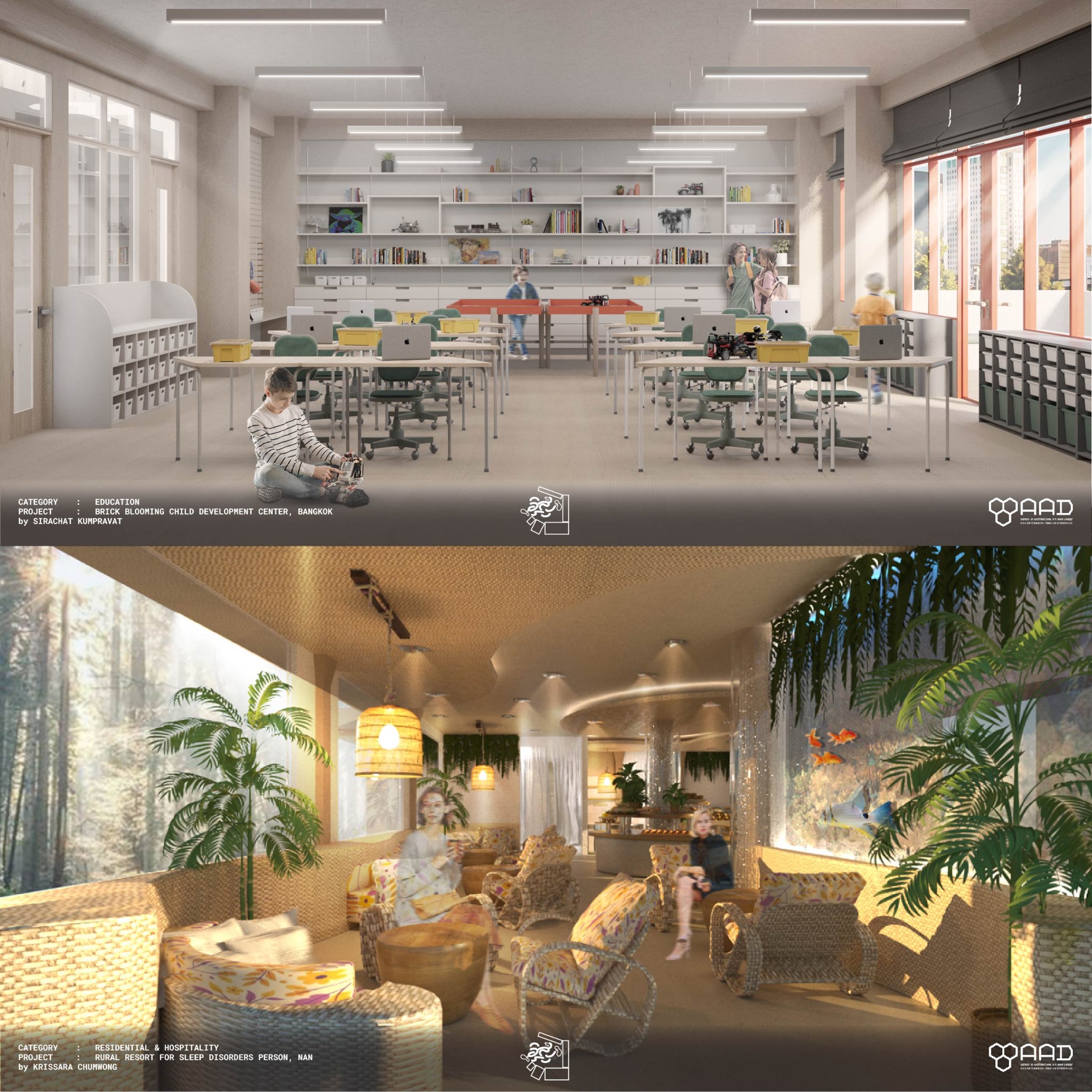 Interior KMITL Thesis Exhibition - ศิรฉัตร คุ้มประวัติ SIRACHAT ...