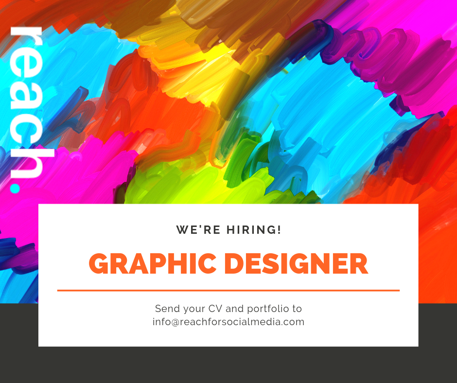 We are hiring! - Graphic... - Reach for Social Media | Facebook