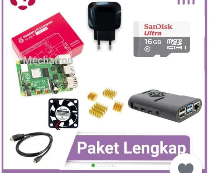 Raspberry Pi Indonesia | Raspberry Pi 4 Model B 2GB fullset siap pakai ...