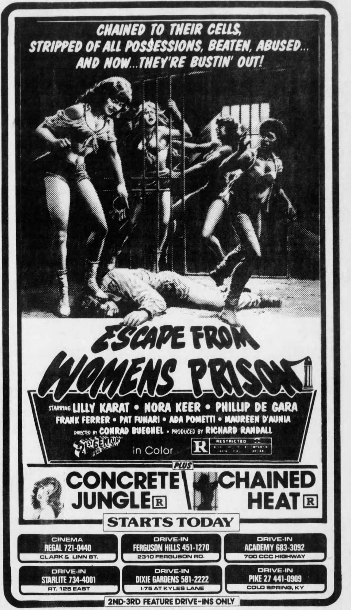 Review of 1985 movie Escape from Women's Prison