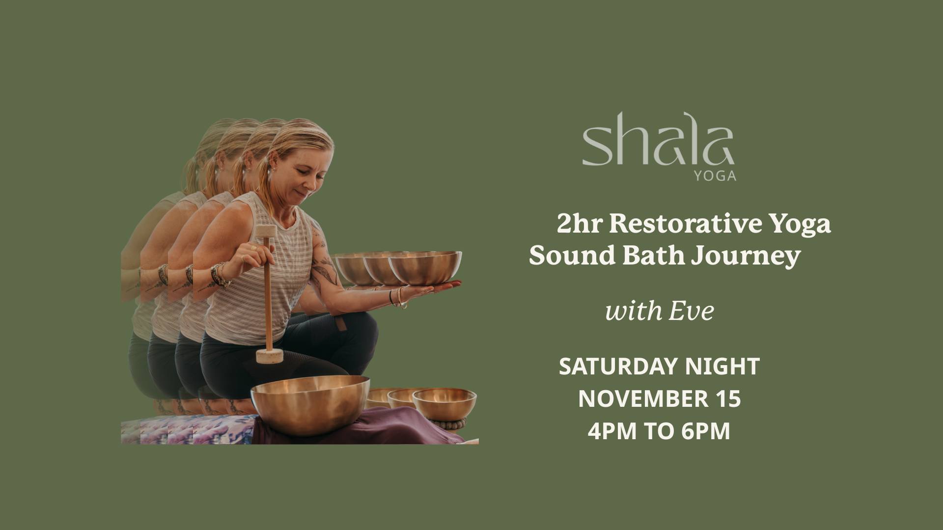 2hr Restorative Yoga & Sound Bath Journey