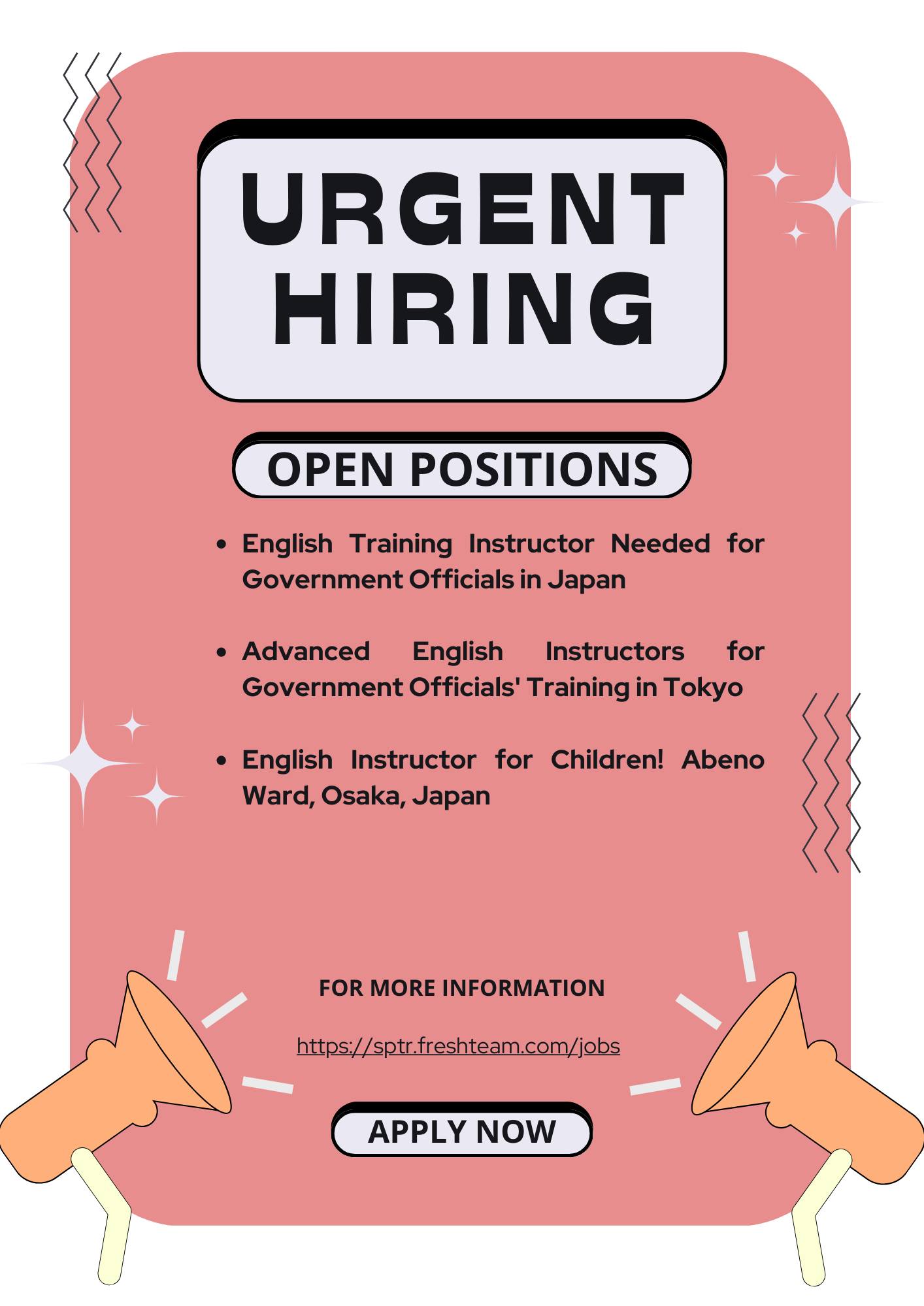 SPTR- Japan - 📢 We're Hiring! 📢 Looking for your next...