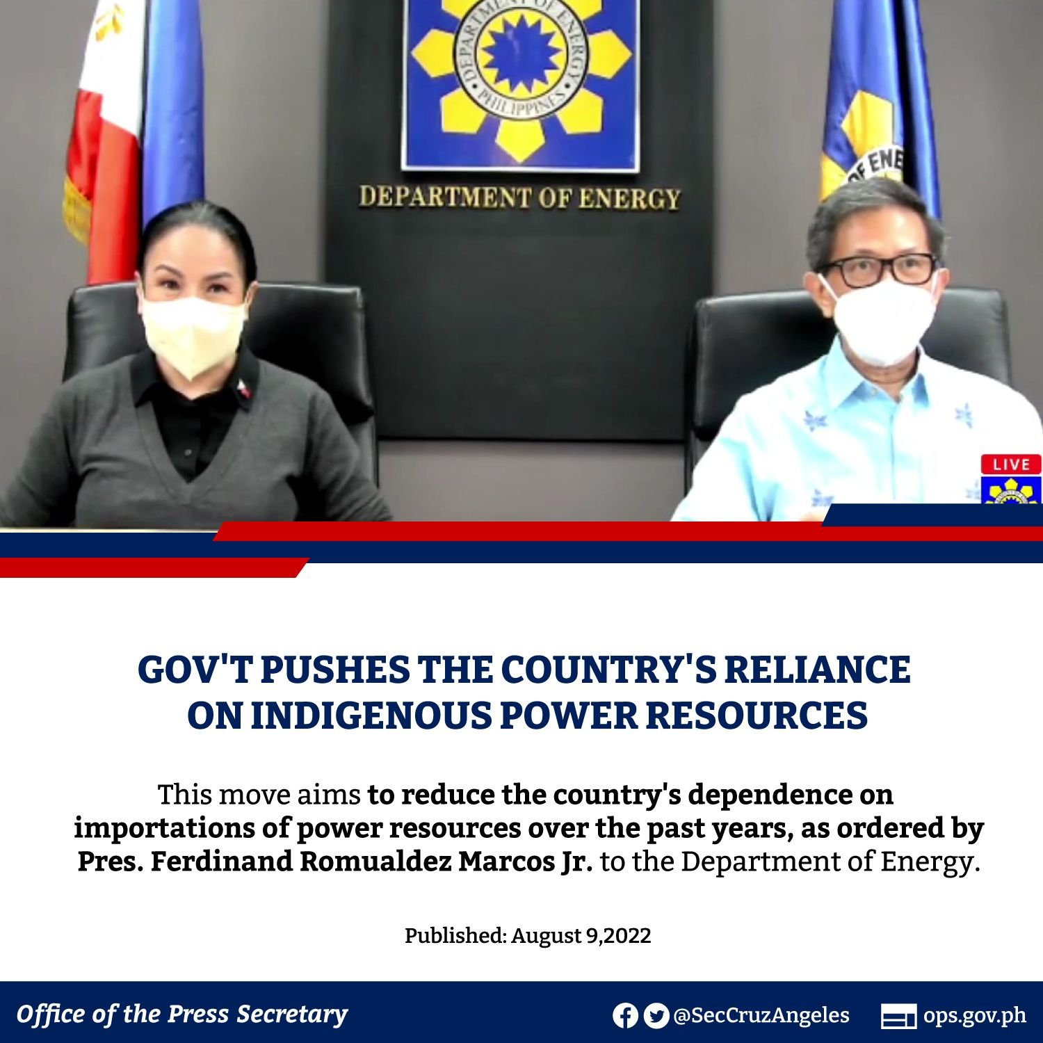 Press Secretary Trixie Cruz-Angeles - Kasama natin kanina si Department ...