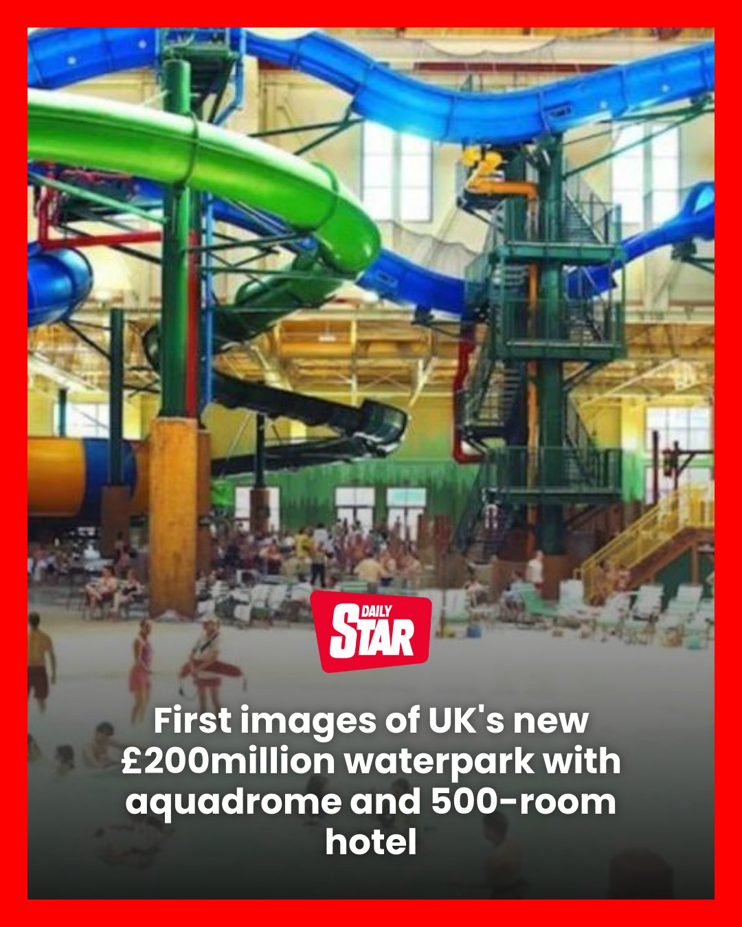 Daily - The first images of the UK's new £200million indoor waterpark ...