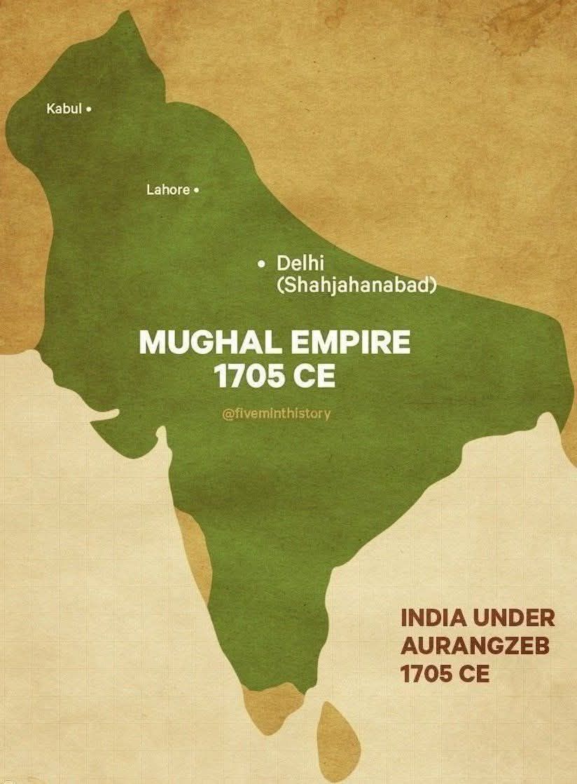 Wobbler - India Under Sultan Aurangzeb ‘Alamgir رحمه الله: Peak of ...