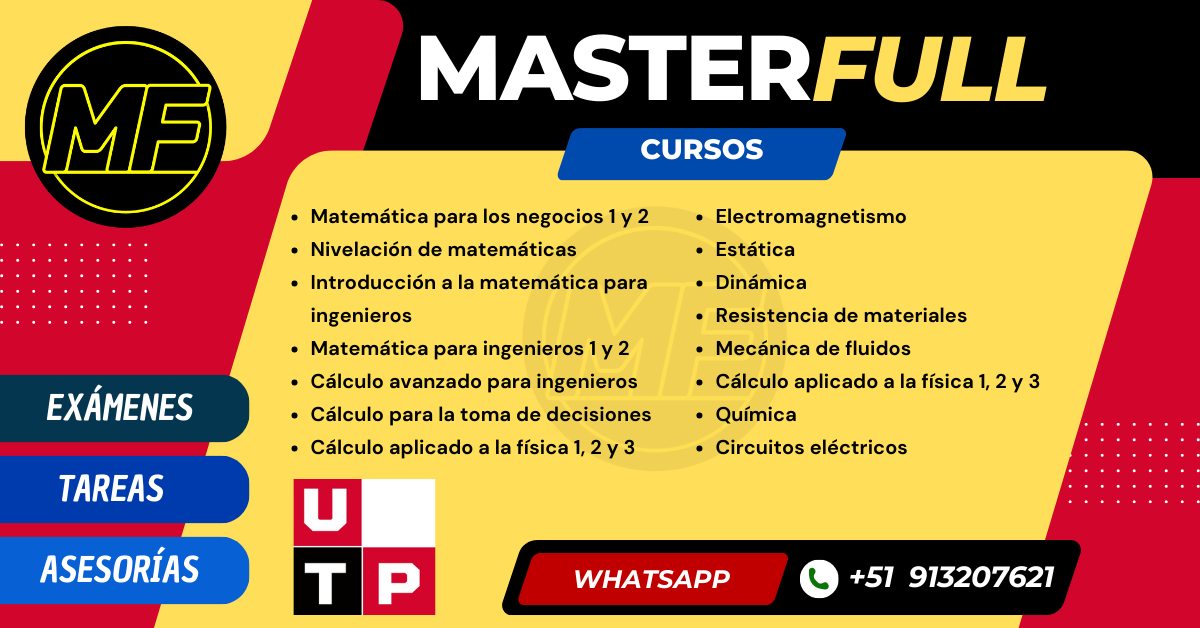 MasterFull - #UTP #INFORMES-WHATSAPP +51 913207621 👉 https://wa.link ...